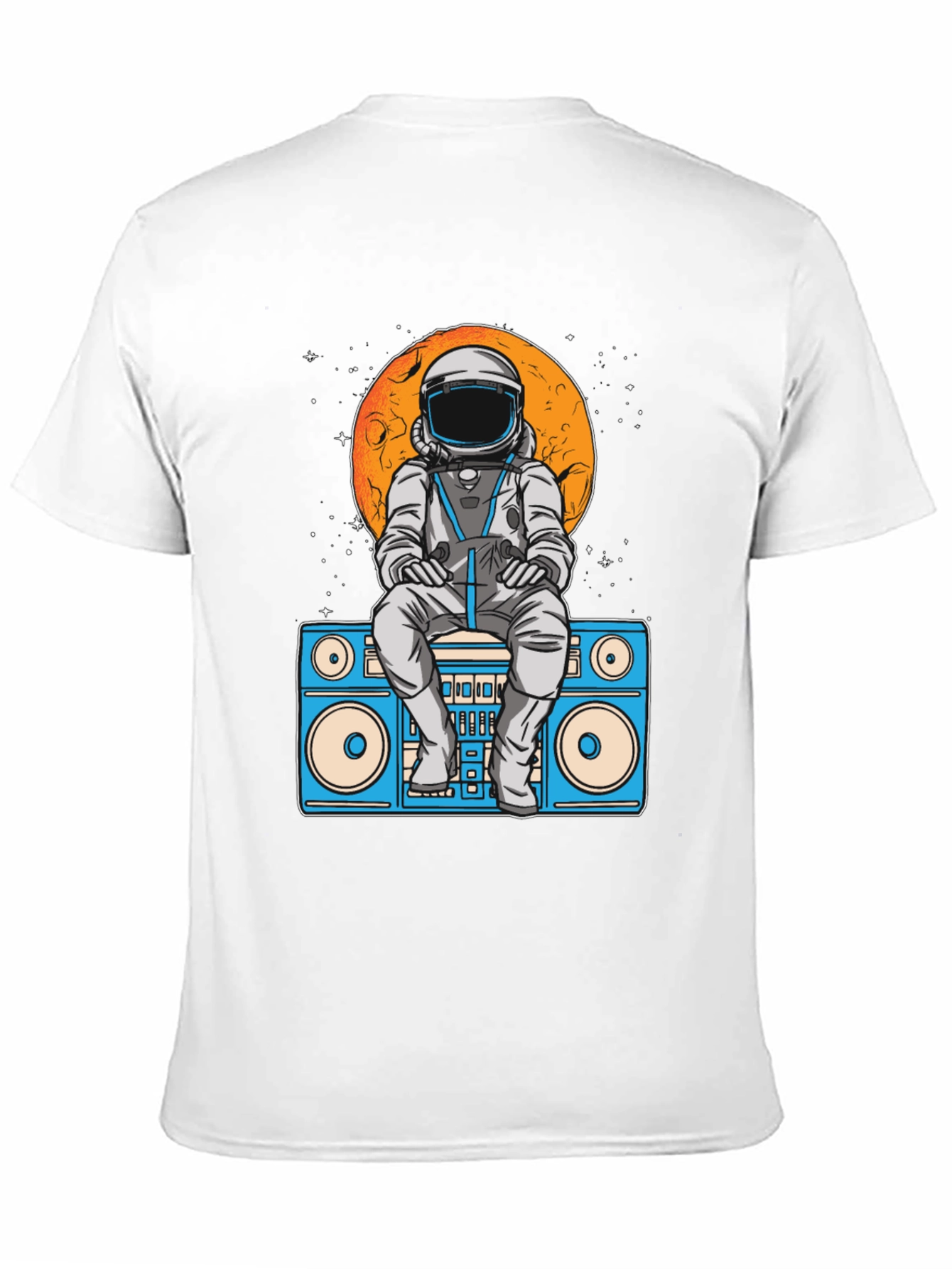 Astronaut Boombox Graphic Tee