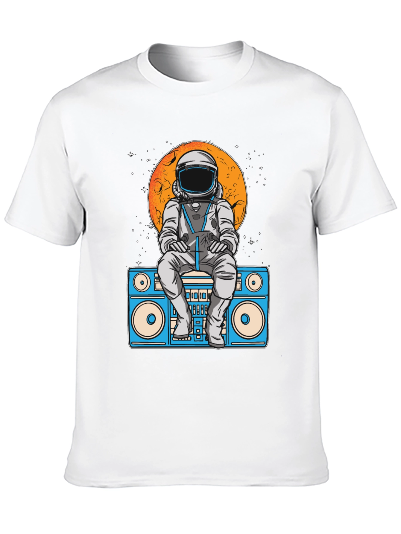 Astronaut Boombox Graphic Tee