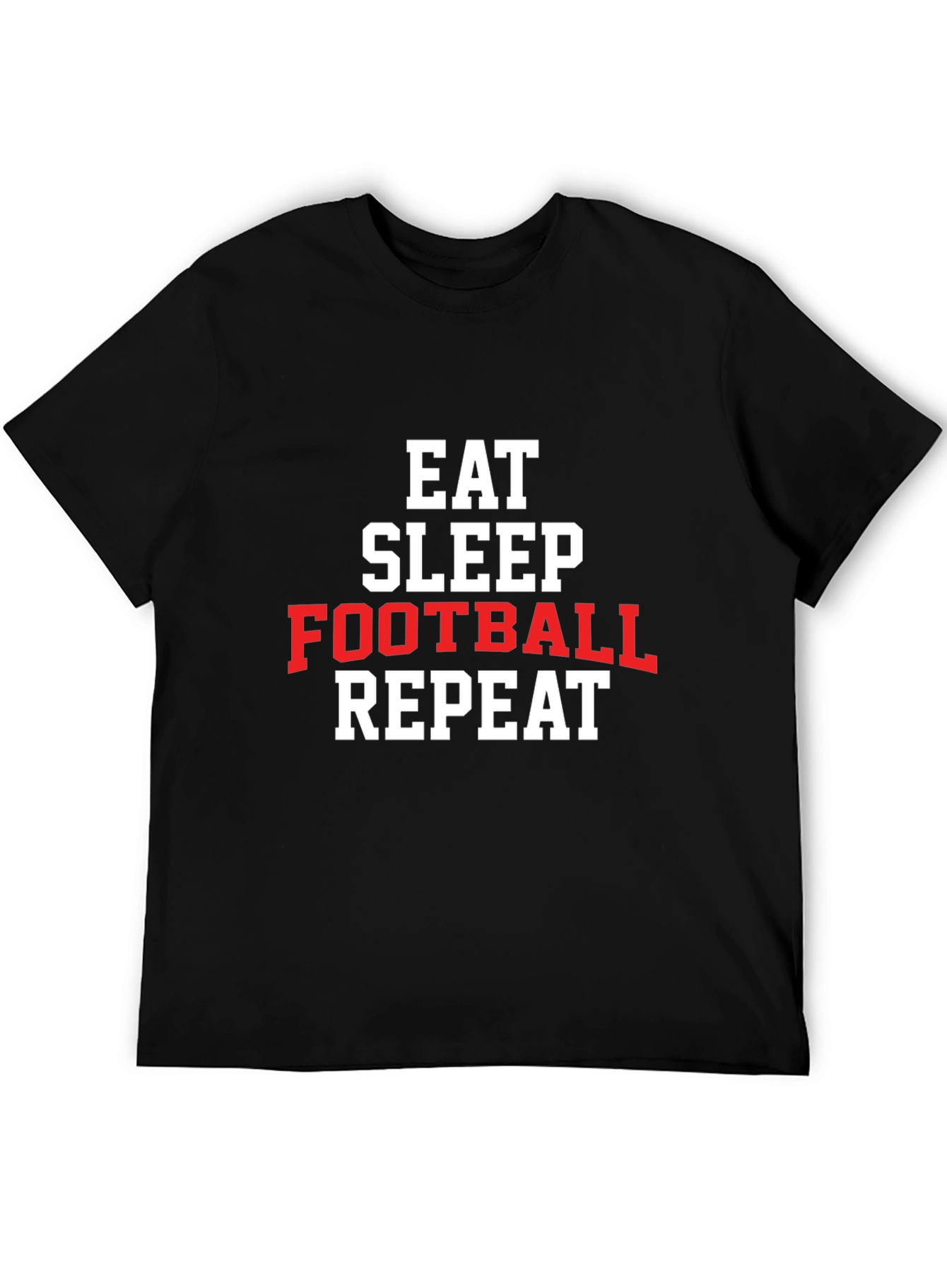 Eat Sleep Football Repeat T-Shirt