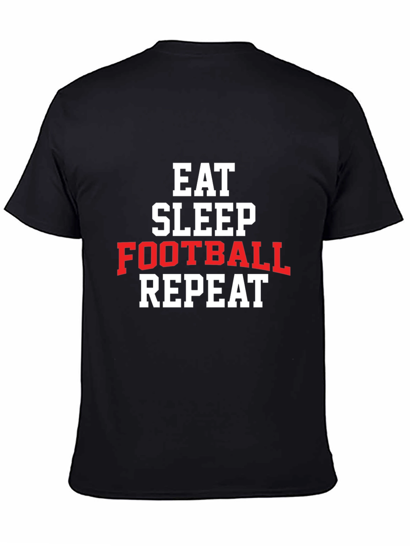 Eat Sleep Football Repeat T-Shirt