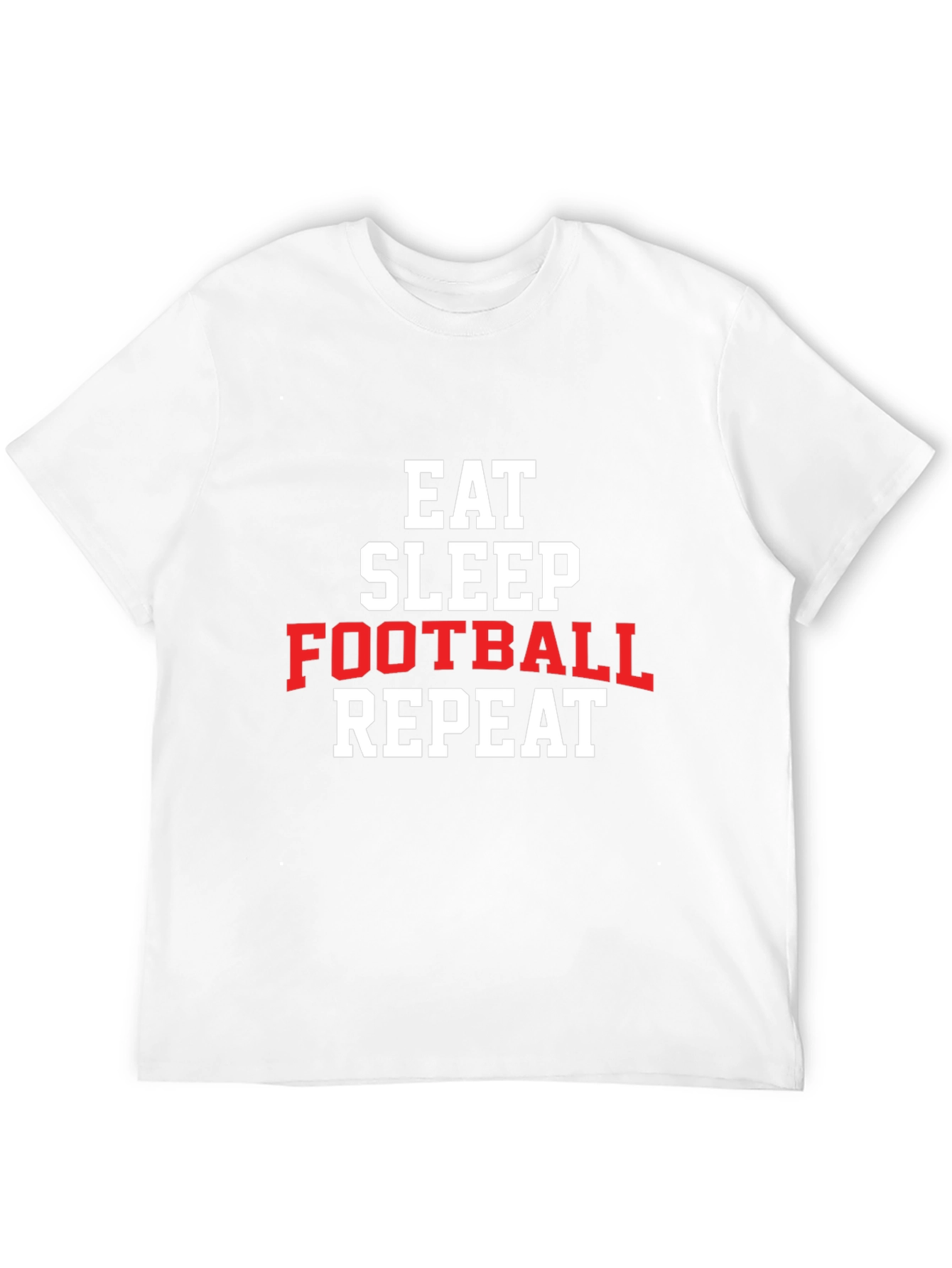 Eat Sleep Football Repeat T-Shirt