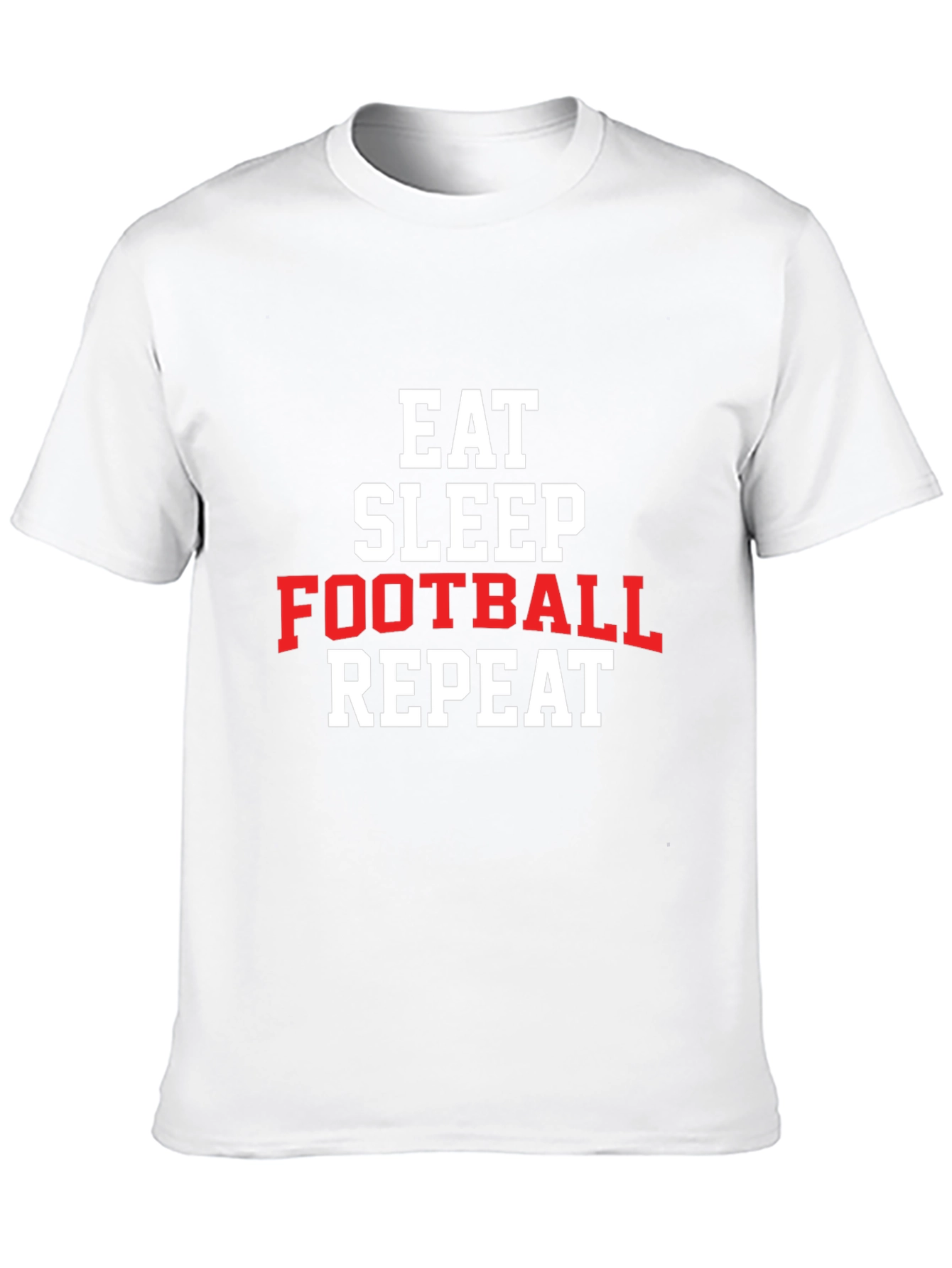 Eat Sleep Football Repeat T-Shirt