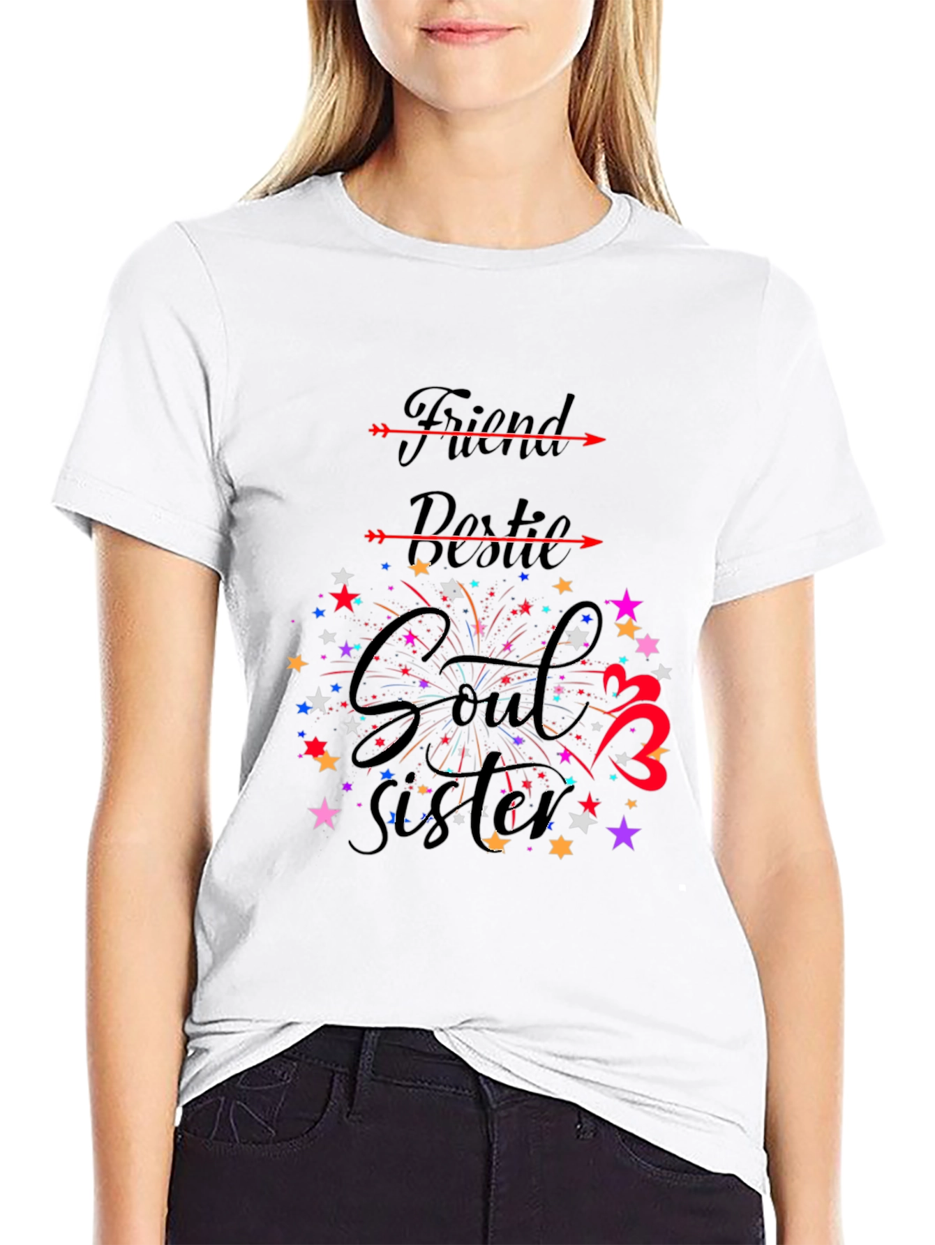 Friend Bestie Soul Sister Tee