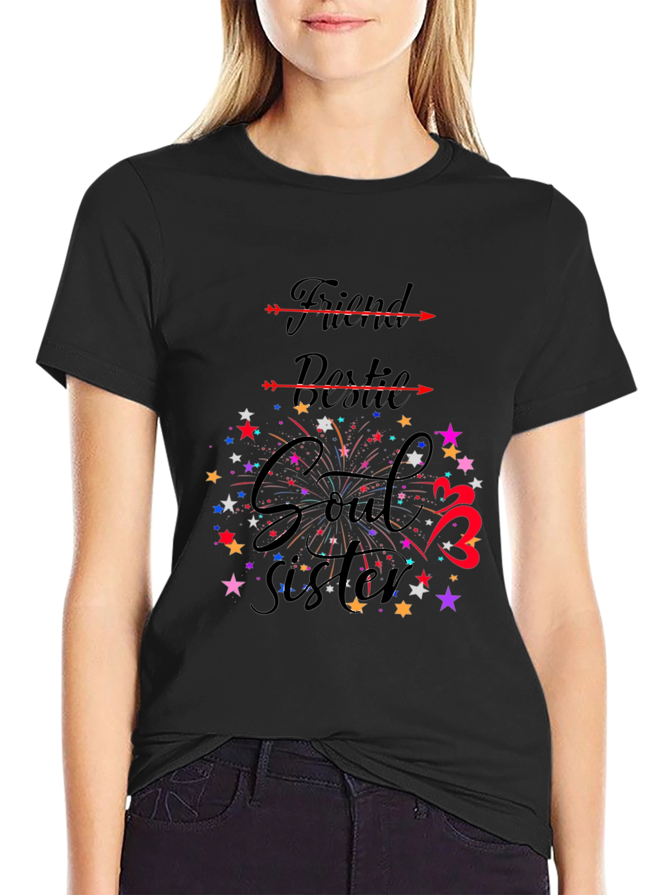 Friend Bestie Soul Sister Tee