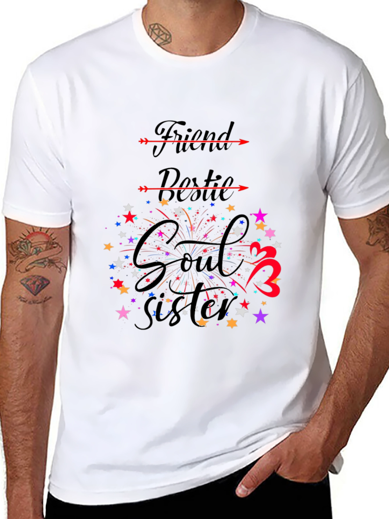 Friend Bestie Soul Sister Tee