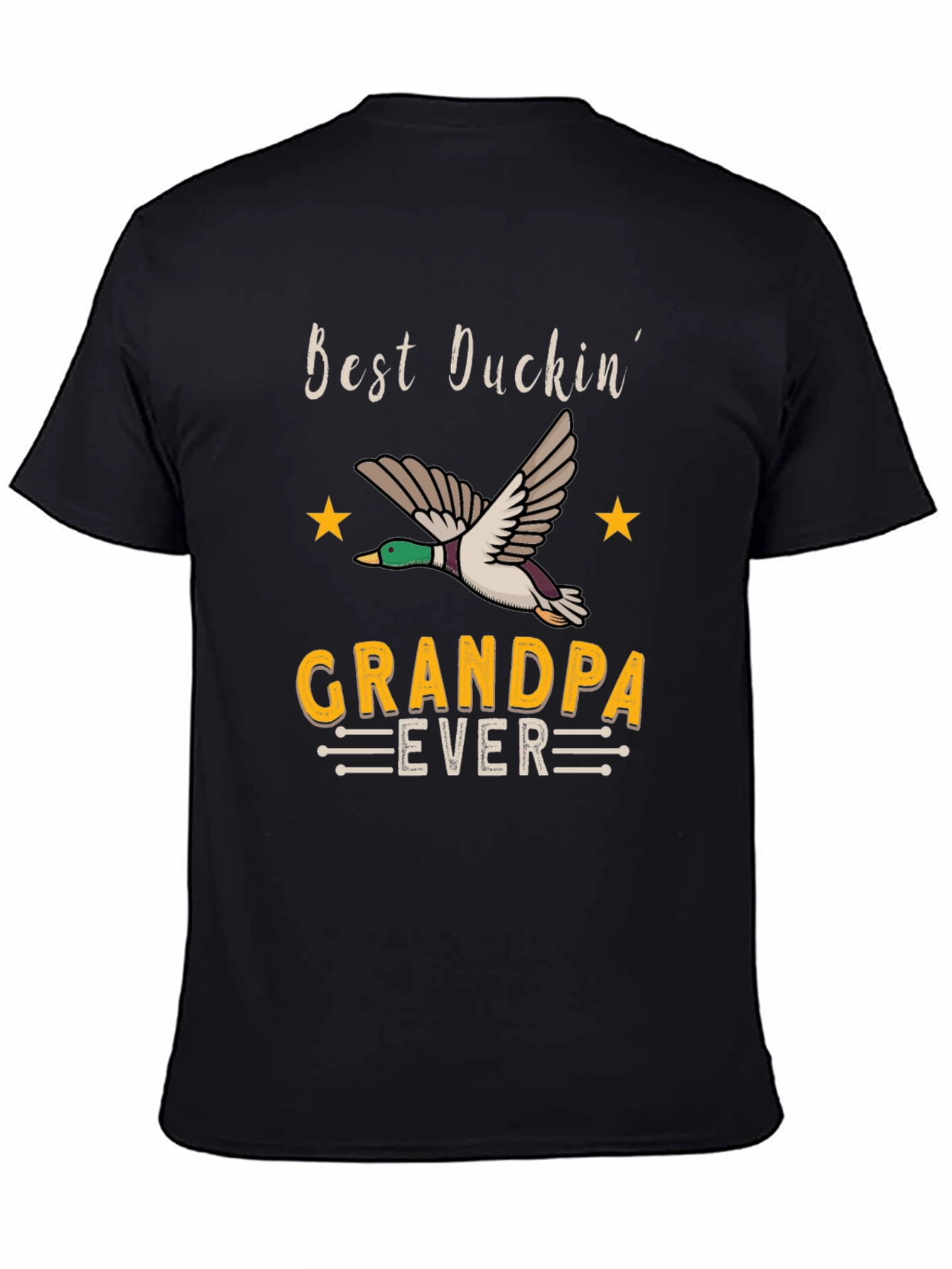 Best Duckin Grandpa Ever T-Shirt - Hunting Grandfather Gift