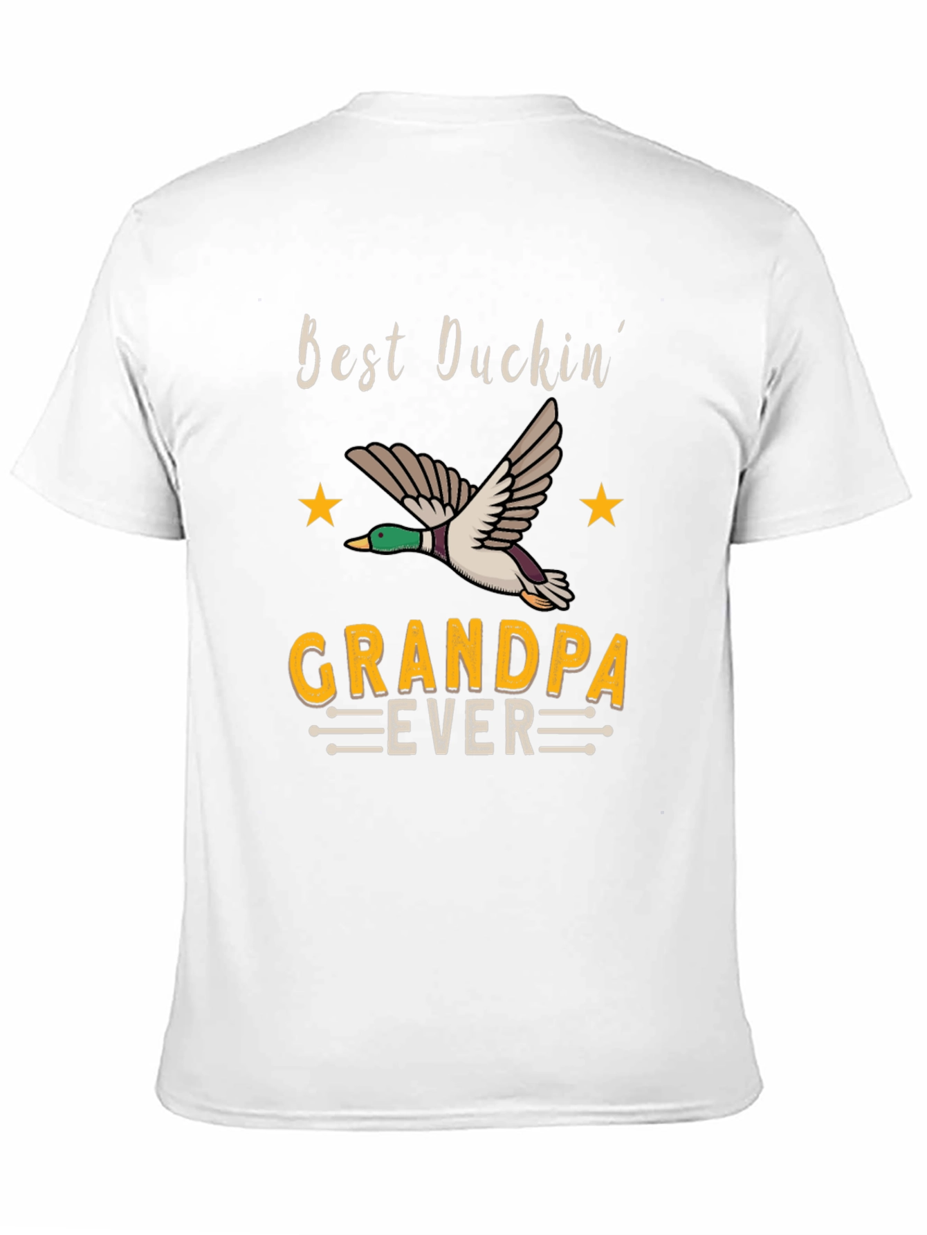 Best Duckin Grandpa Ever T-Shirt - Hunting Grandfather Gift