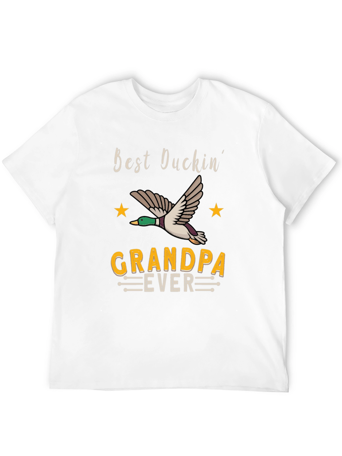 Best Duckin Grandpa Ever T-Shirt - Hunting Grandfather Gift