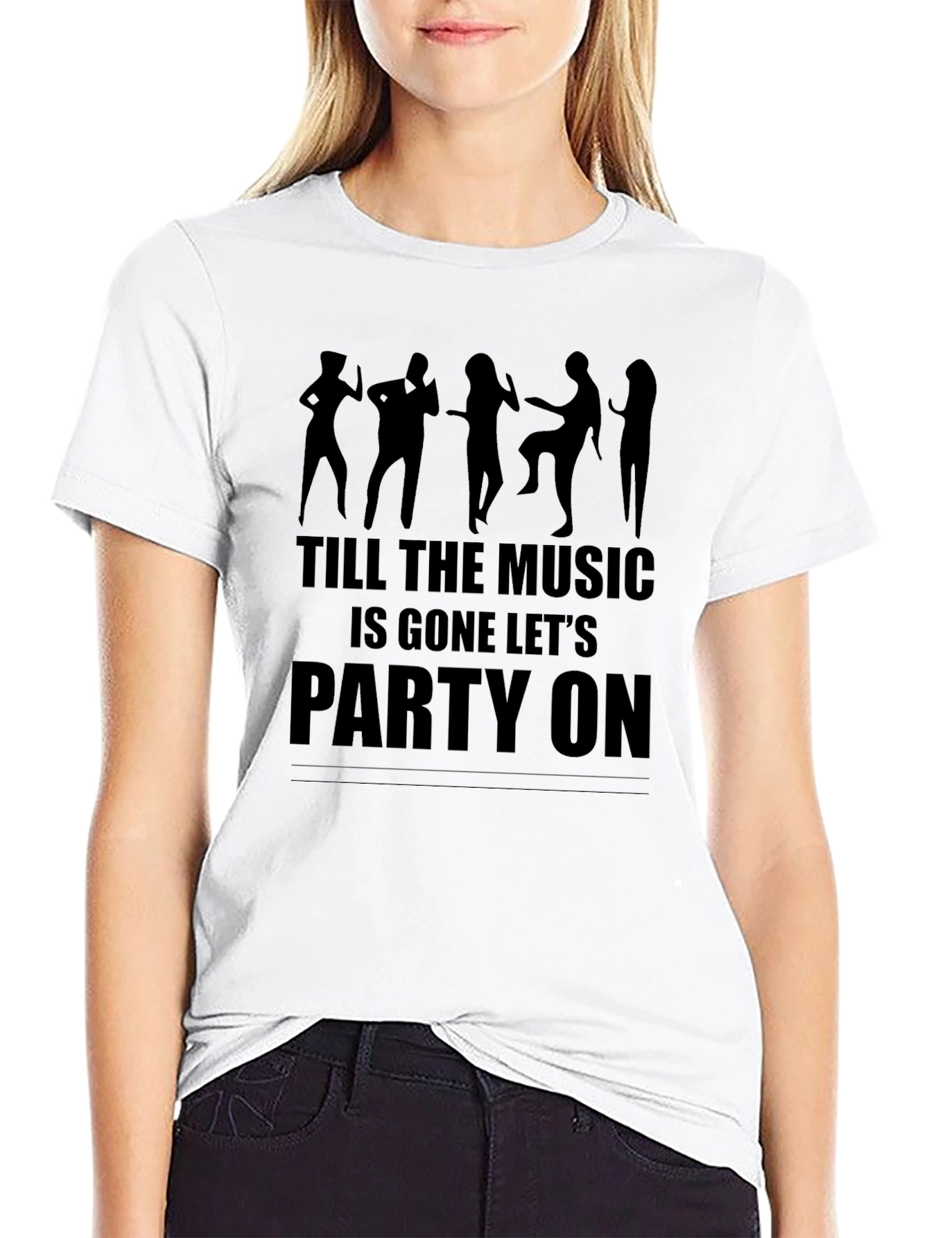 Till the Musics Gone Party Tee