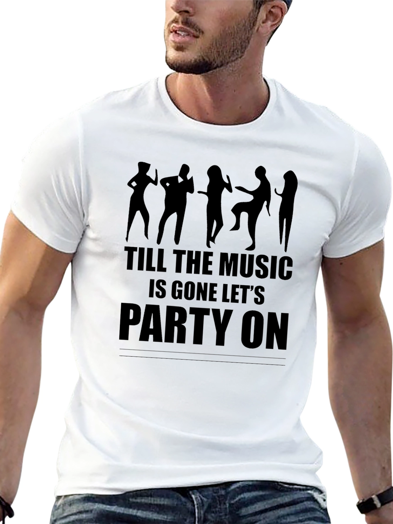 Till the Musics Gone Party Tee