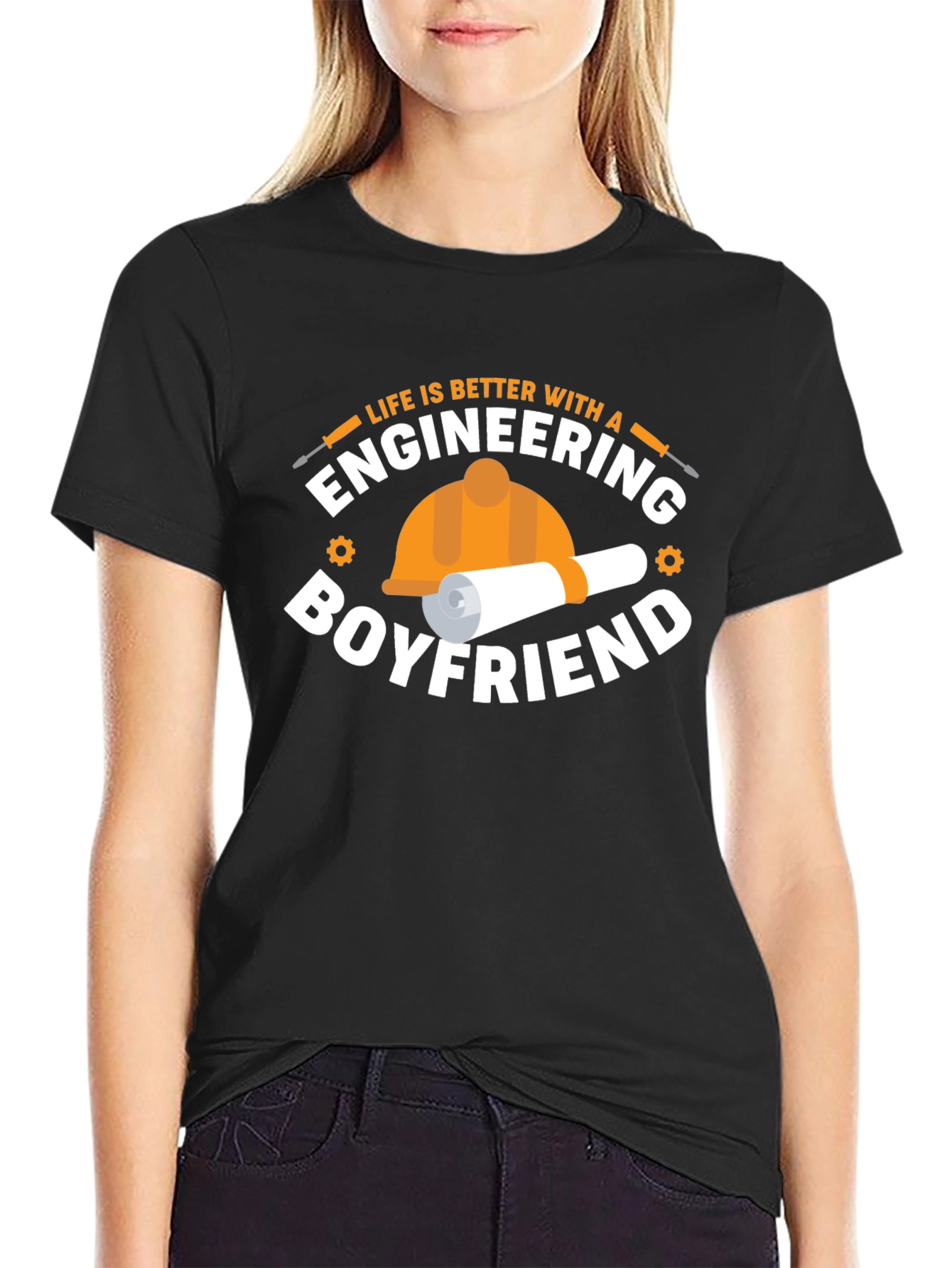 Engineering Boyfriend T-Shirt: Life is Better With!