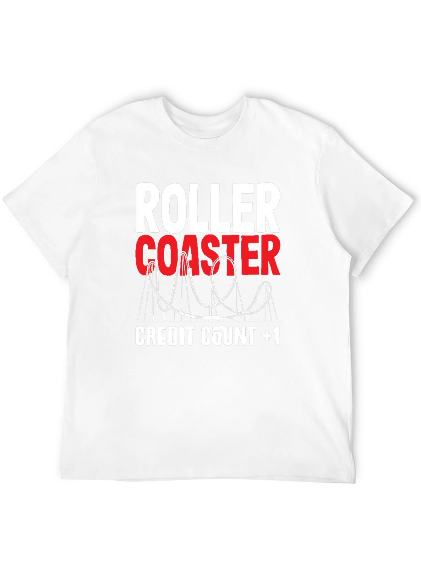 Roller Coaster Credit Count +1 Tee