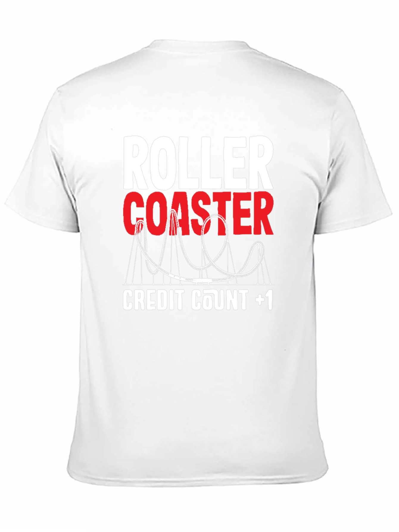 Roller Coaster Credit Count +1 Tee