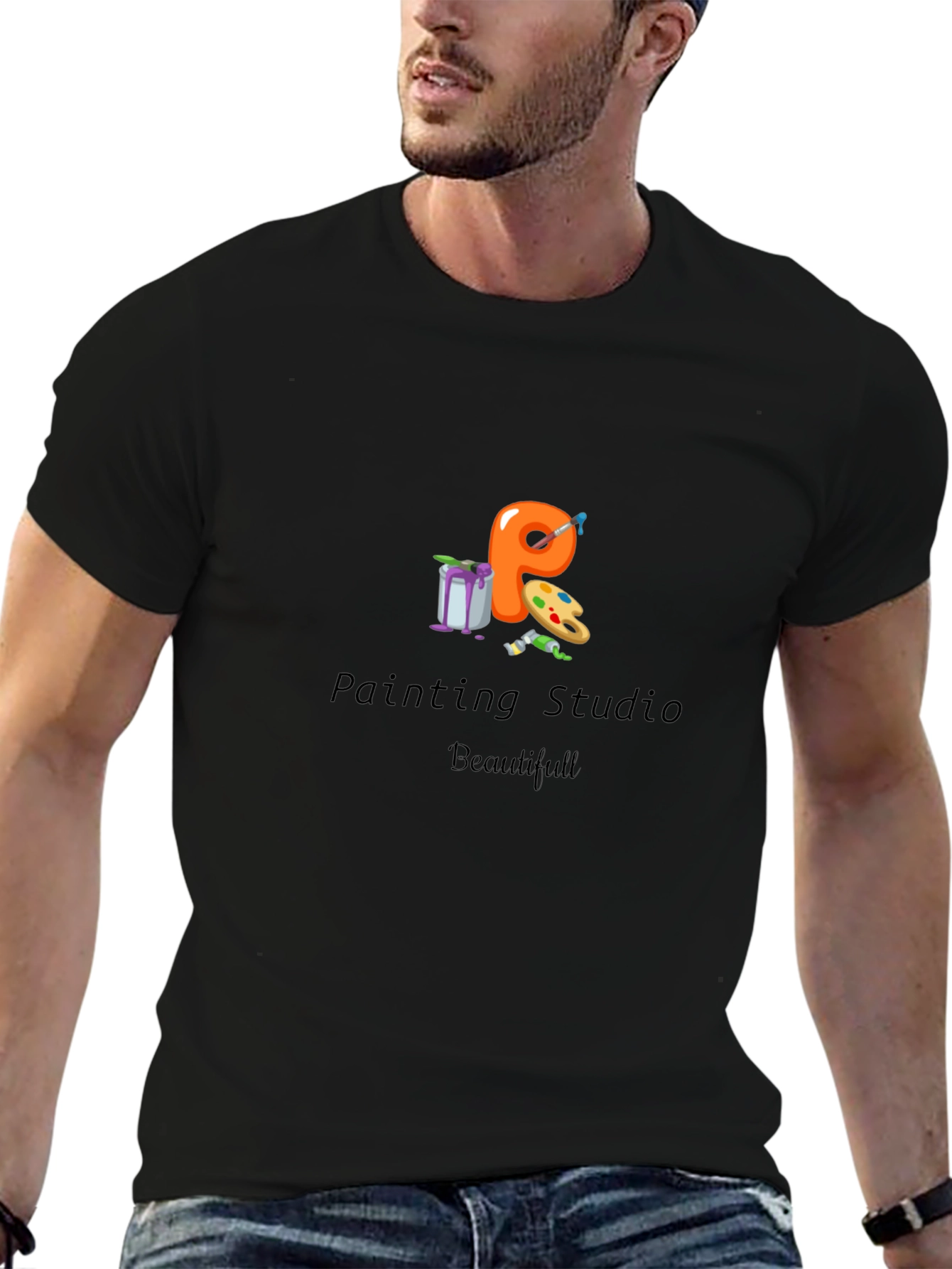 Painting Studio T-shirt - Art Lover Tee