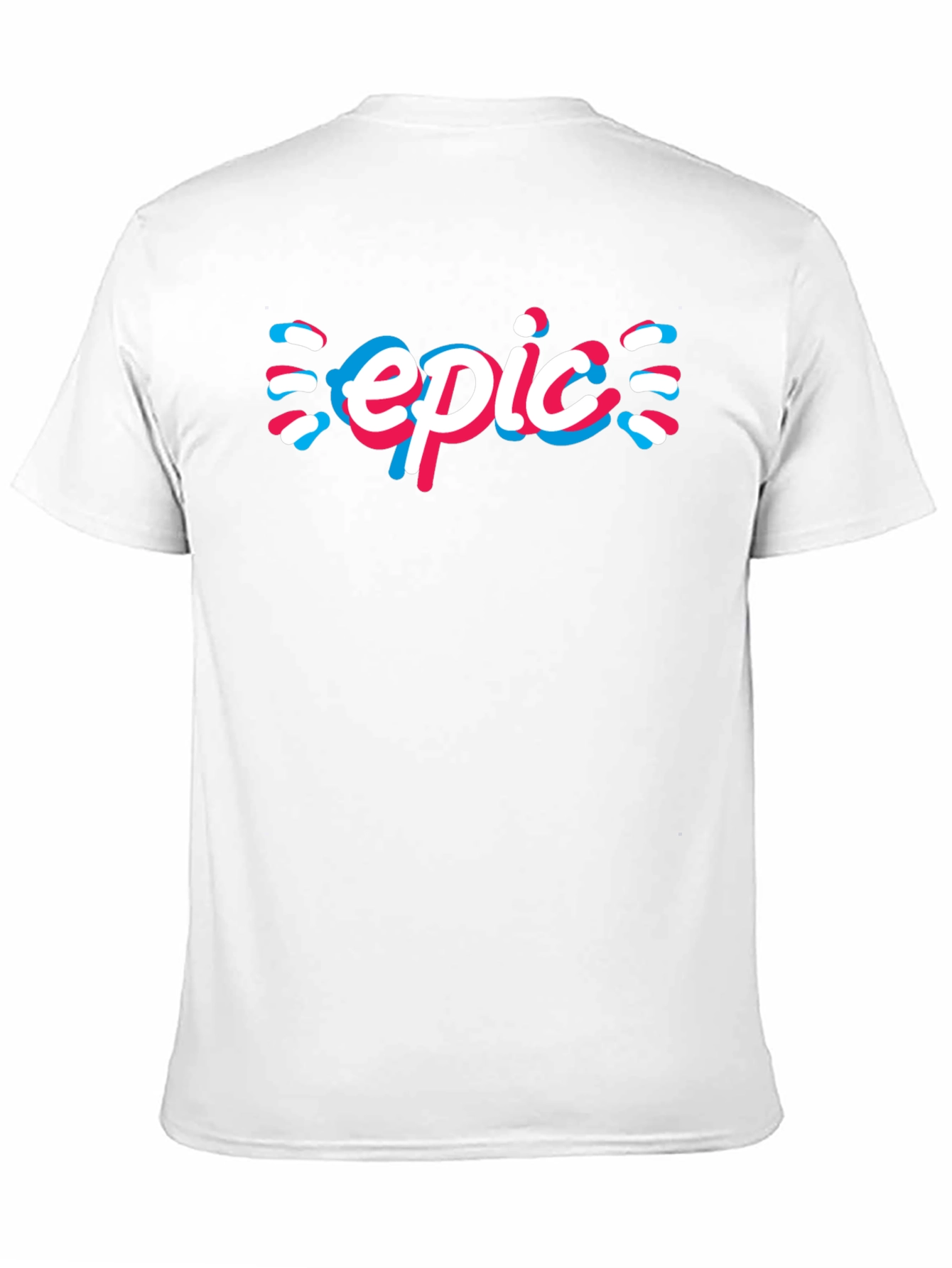 Epic Graphic Tee - Modern Black Cotton Blend T-Shirt