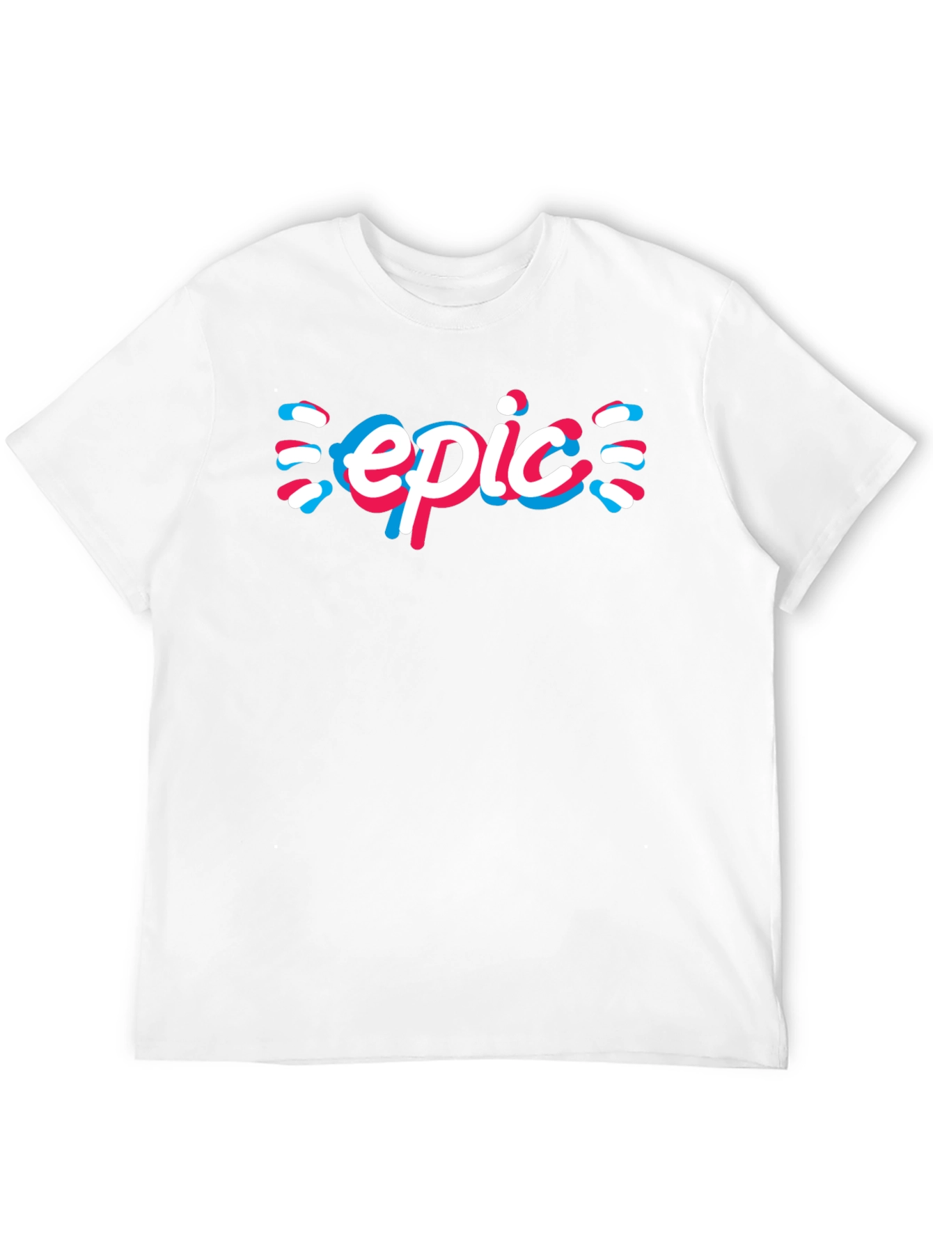 Epic Graphic Tee - Modern Black Cotton Blend T-Shirt