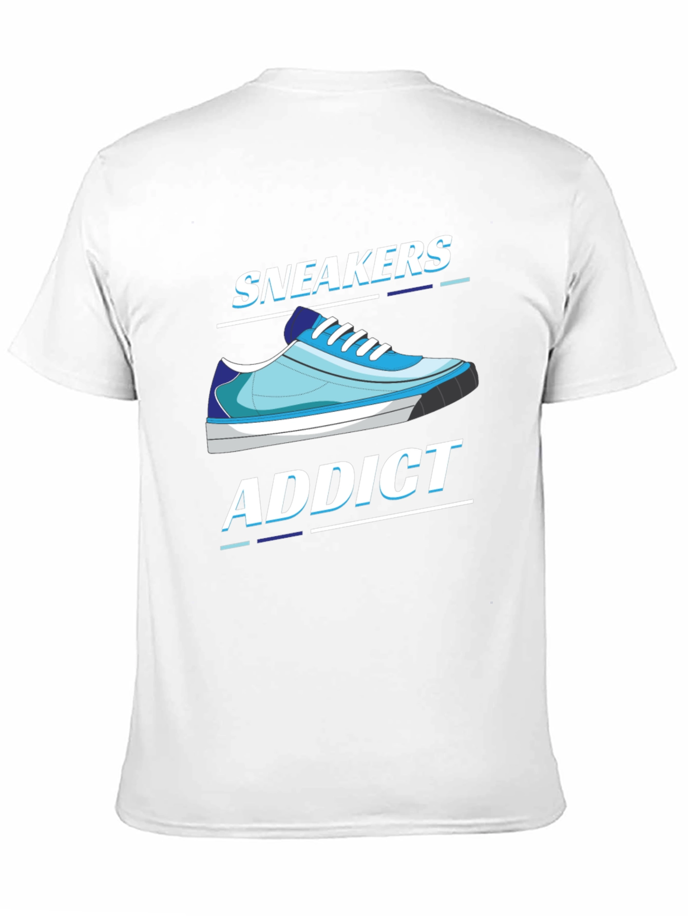 Sneakers Addict Black T-Shirt