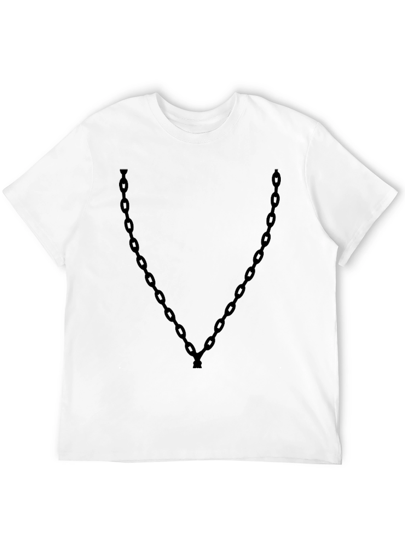 Chain Graphic Black T-Shirt
