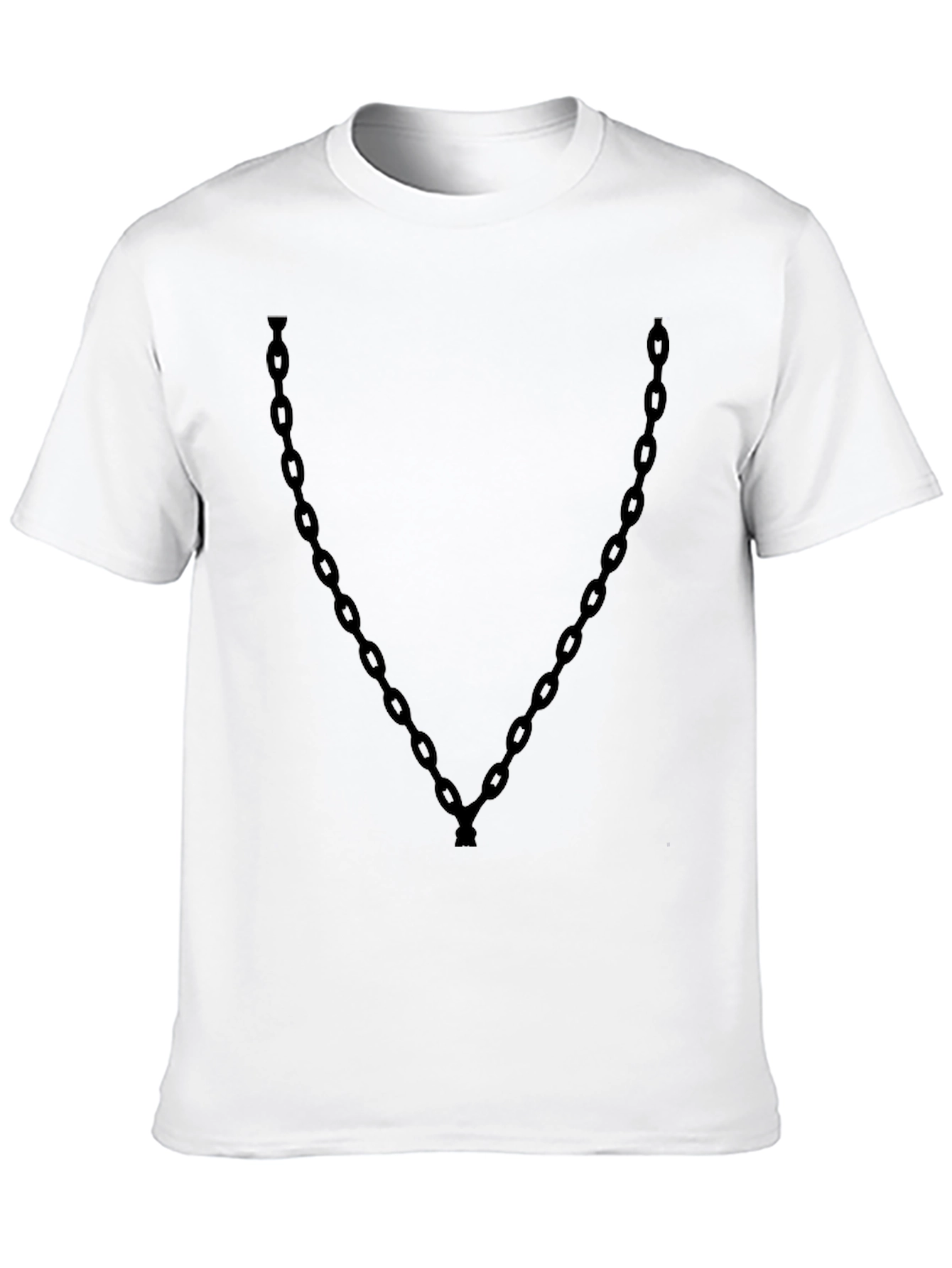 Chain Graphic Black T-Shirt