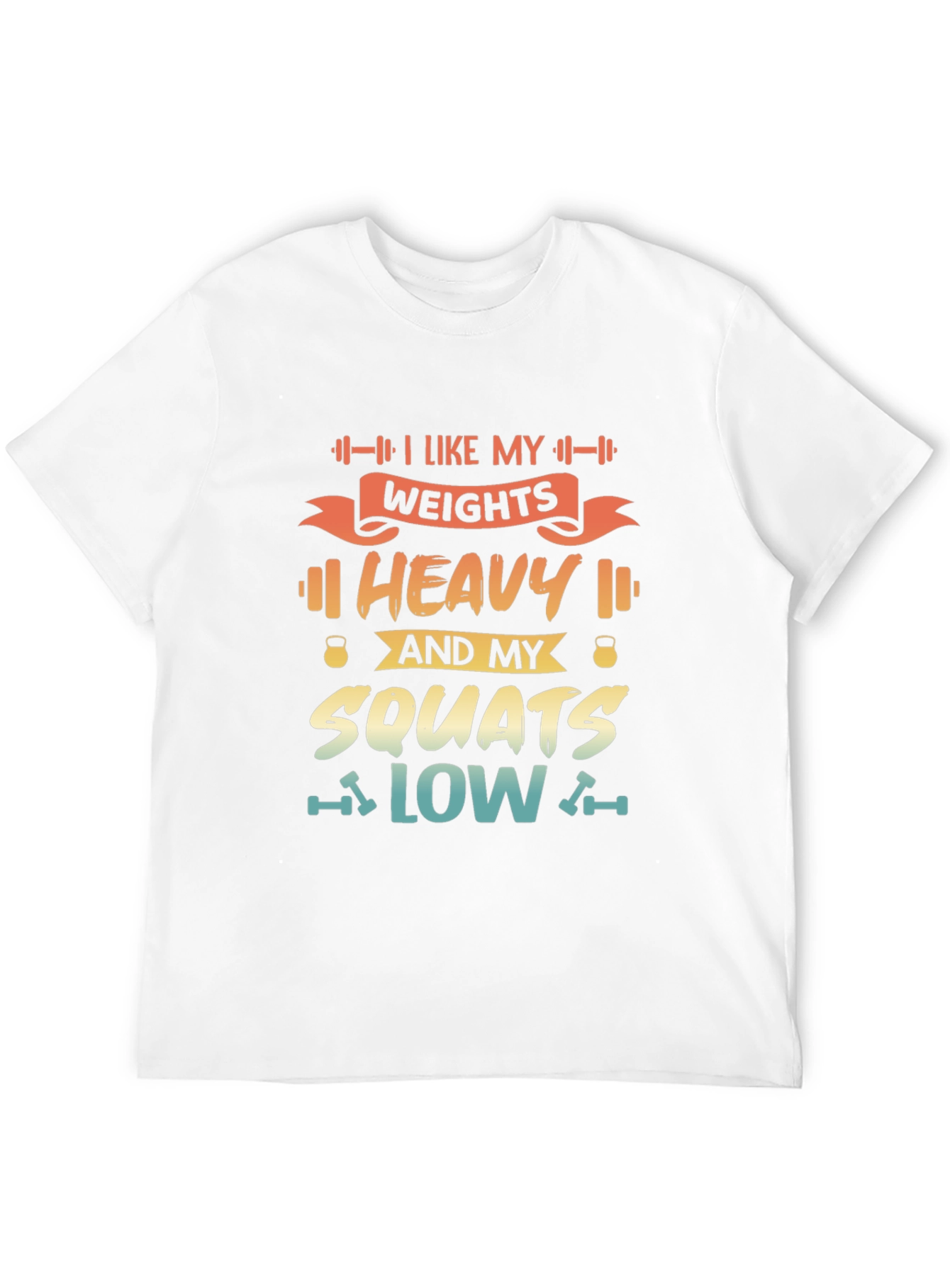 Heavy Weights & Low Squats Graphic Tee - Black