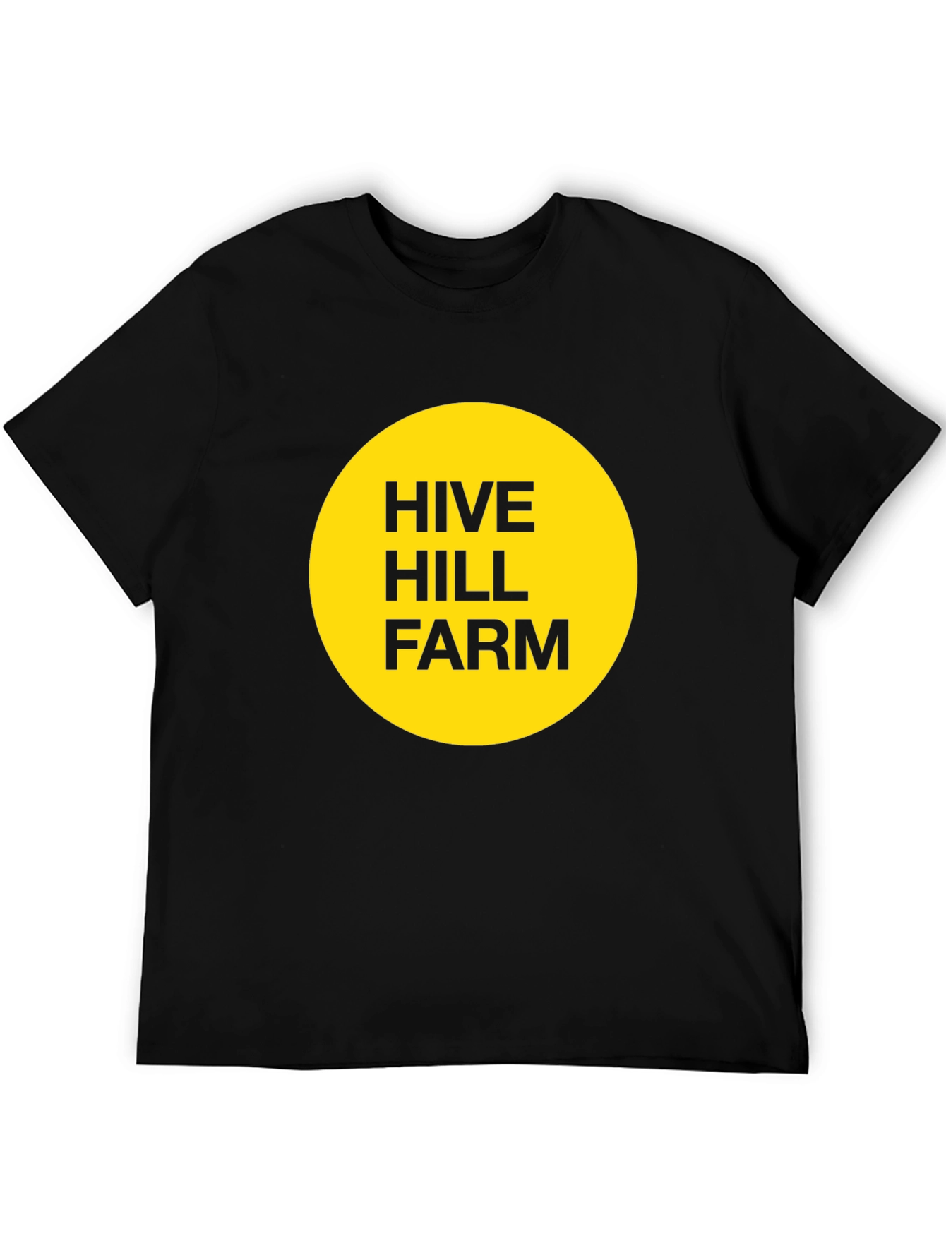 Hive Hill Farm T-Shirt - Black Crew Neck Tee