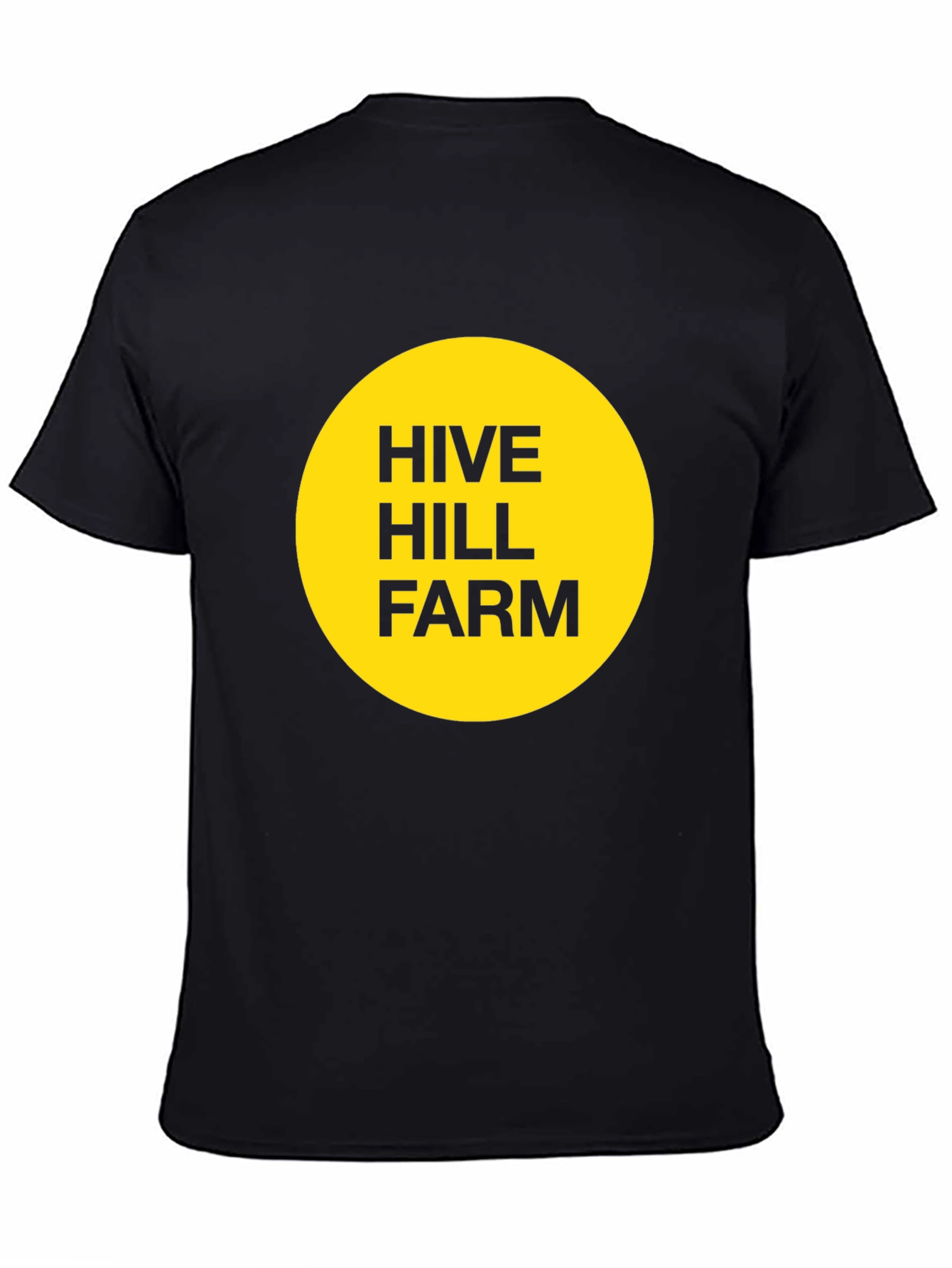 Hive Hill Farm T-Shirt - Black Crew Neck Tee