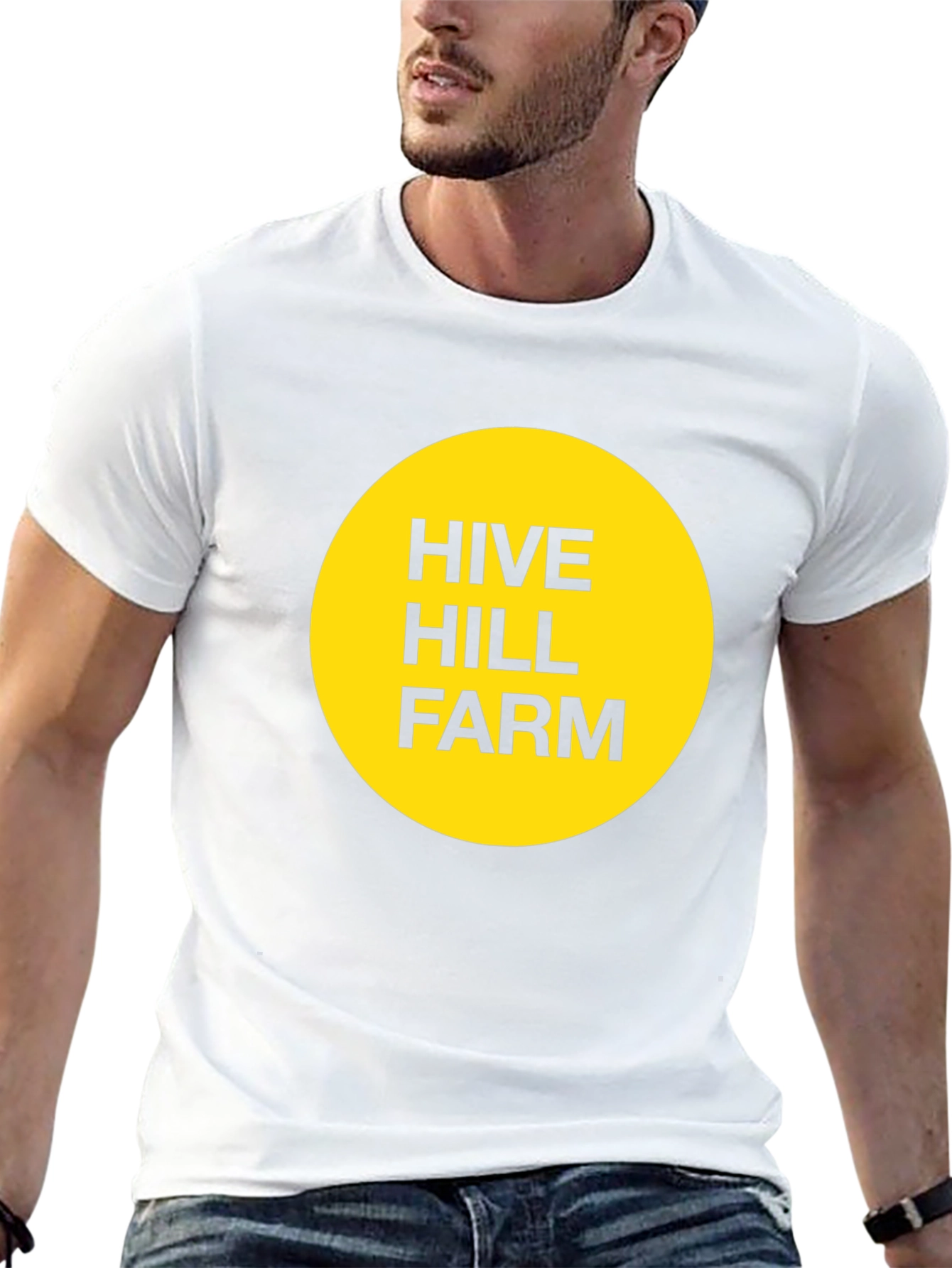 Hive Hill Farm T-Shirt - Black Crew Neck Tee