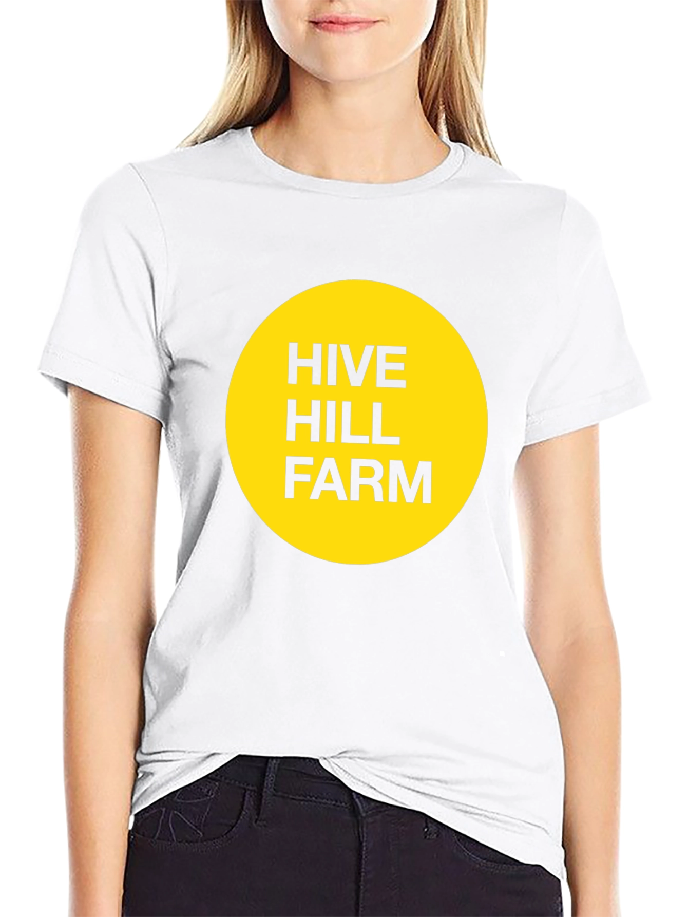 Hive Hill Farm T-Shirt - Black Crew Neck Tee