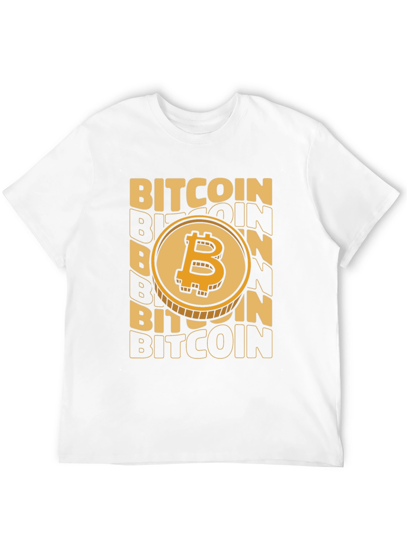 Bitcoin Coin Black Graphic Tee