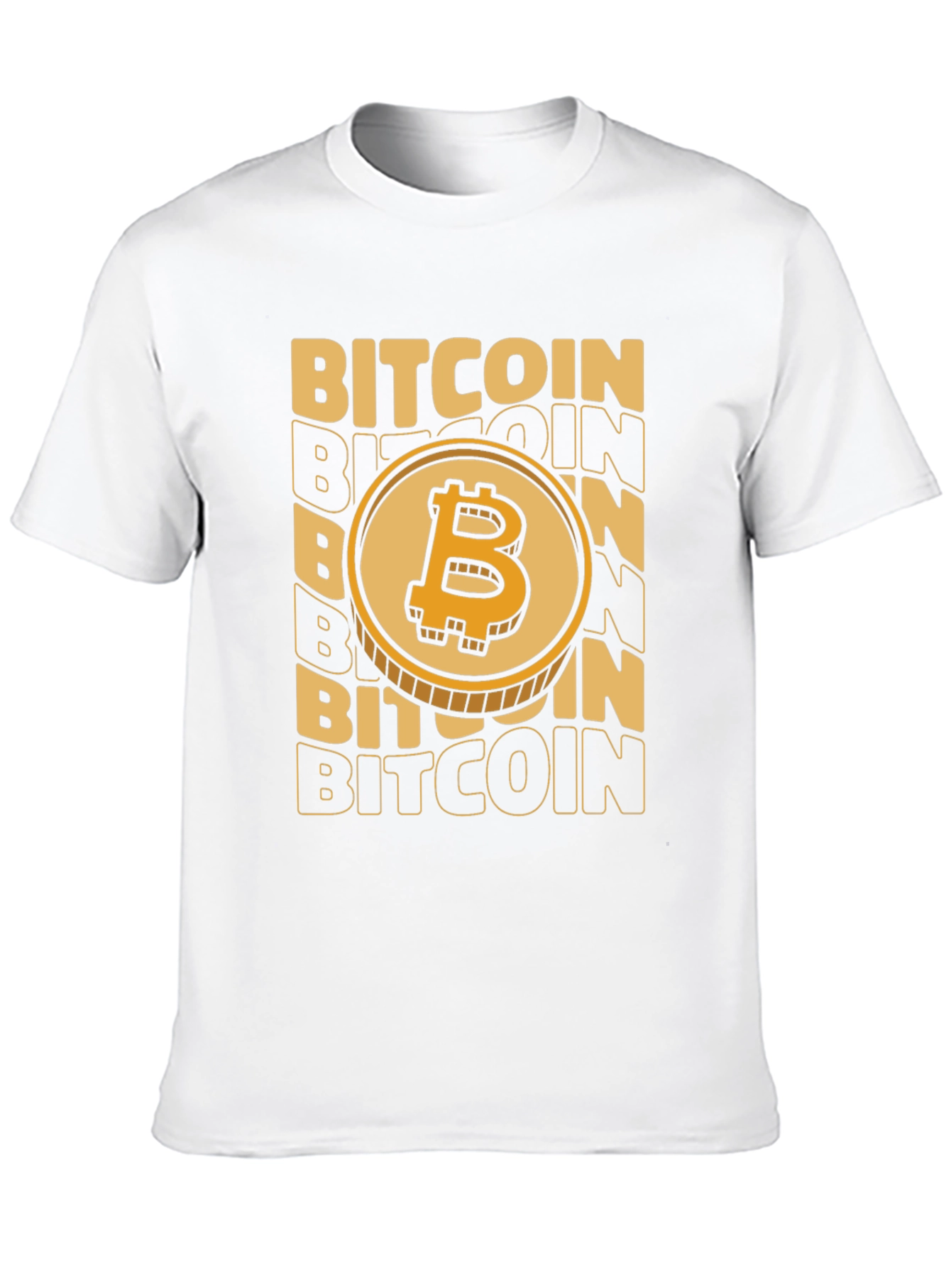 Bitcoin Coin Black Graphic Tee