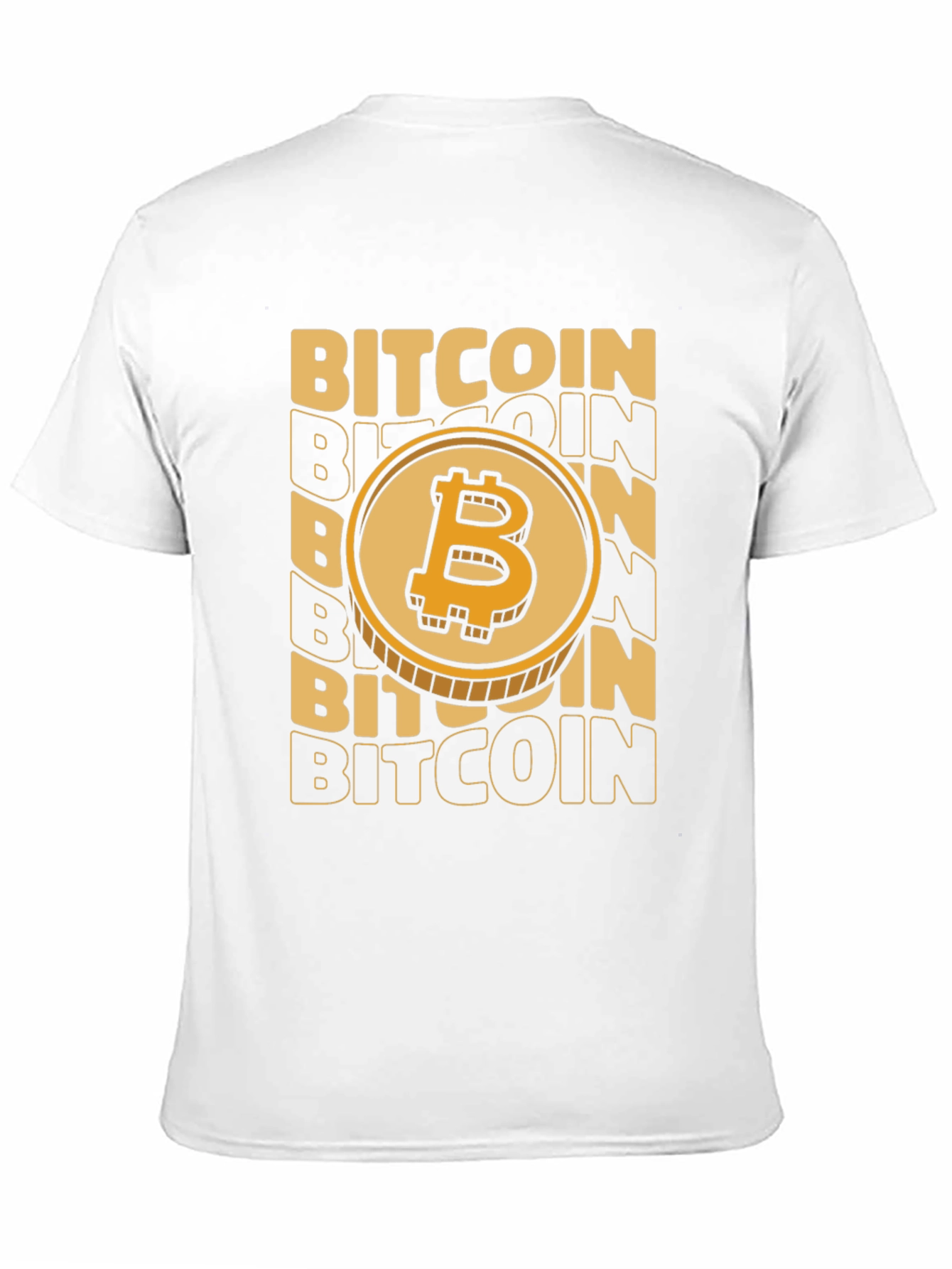 Bitcoin Coin Black Graphic Tee