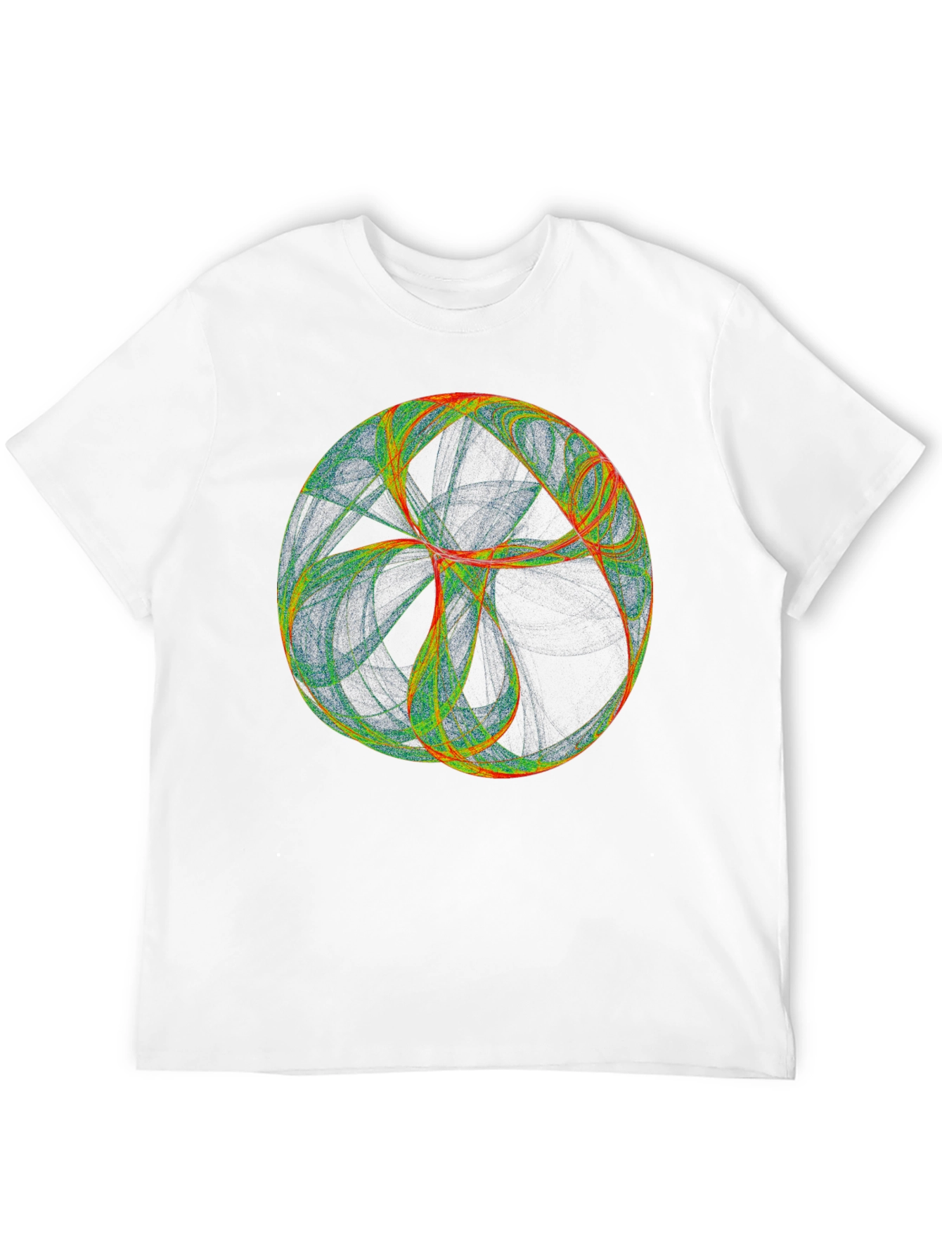 Abstract Orb Graphic Tee - Modern Black T-Shirt