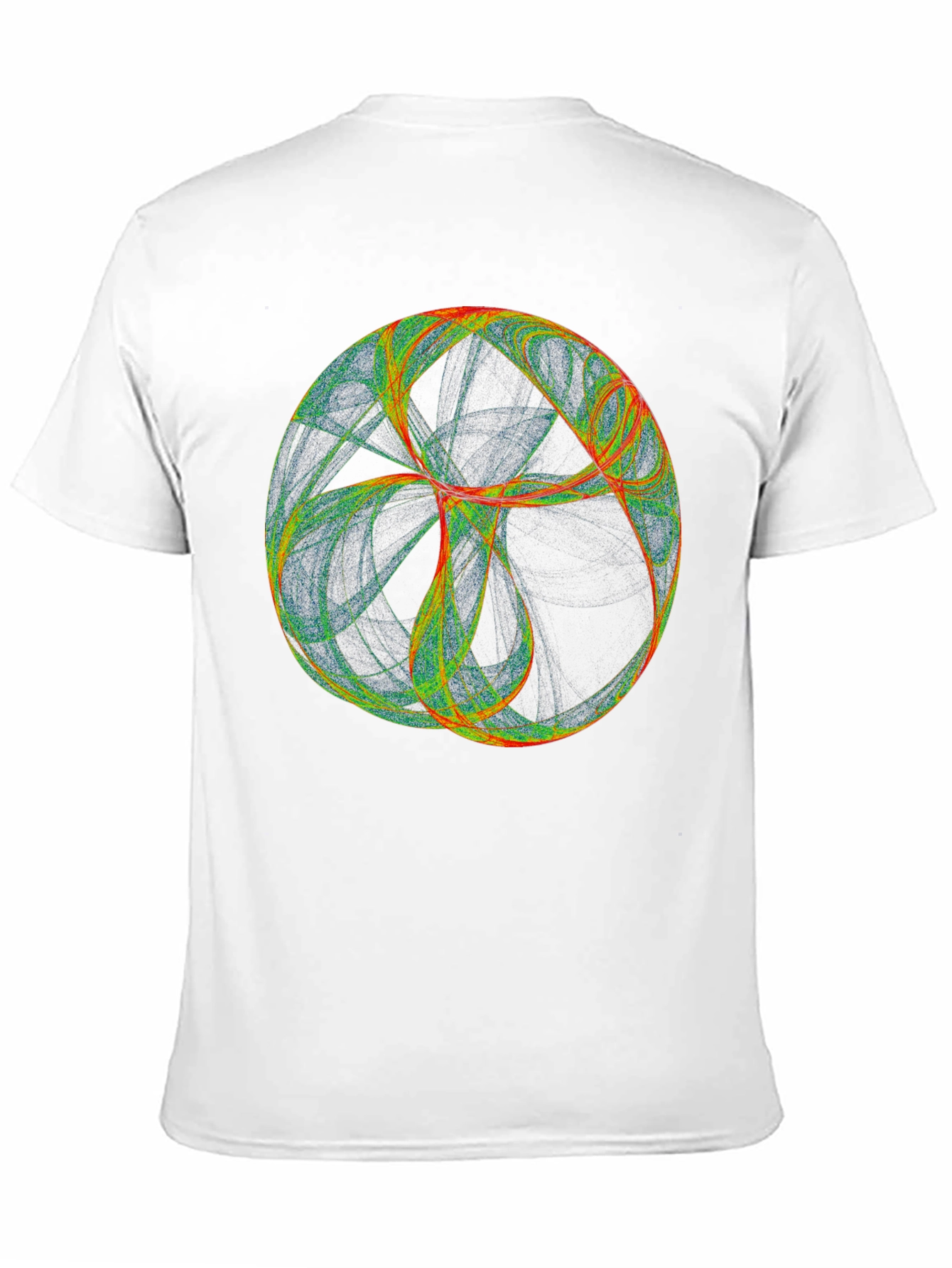 Abstract Orb Graphic Tee - Modern Black T-Shirt