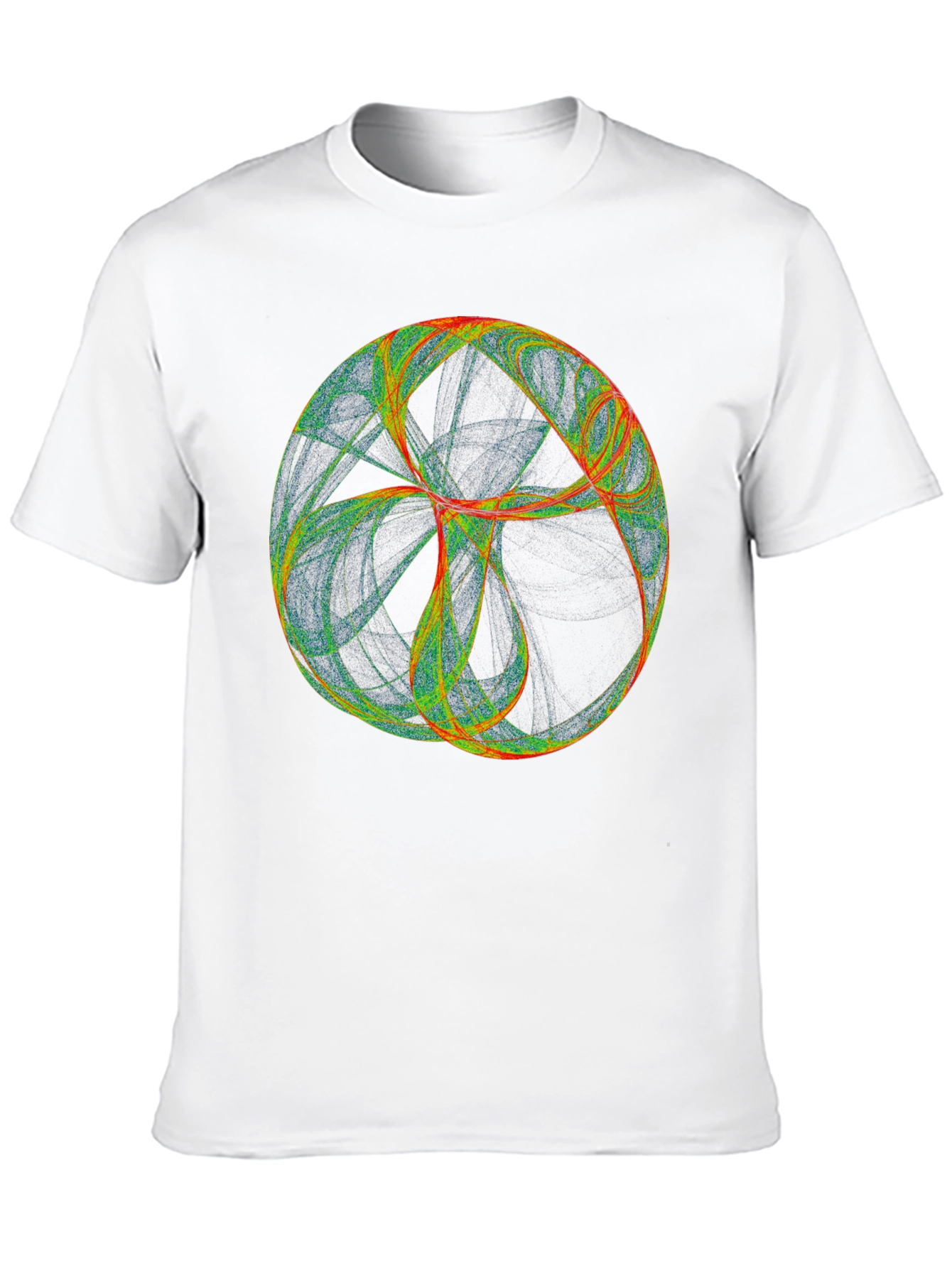 Abstract Orb Graphic Tee - Modern Black T-Shirt