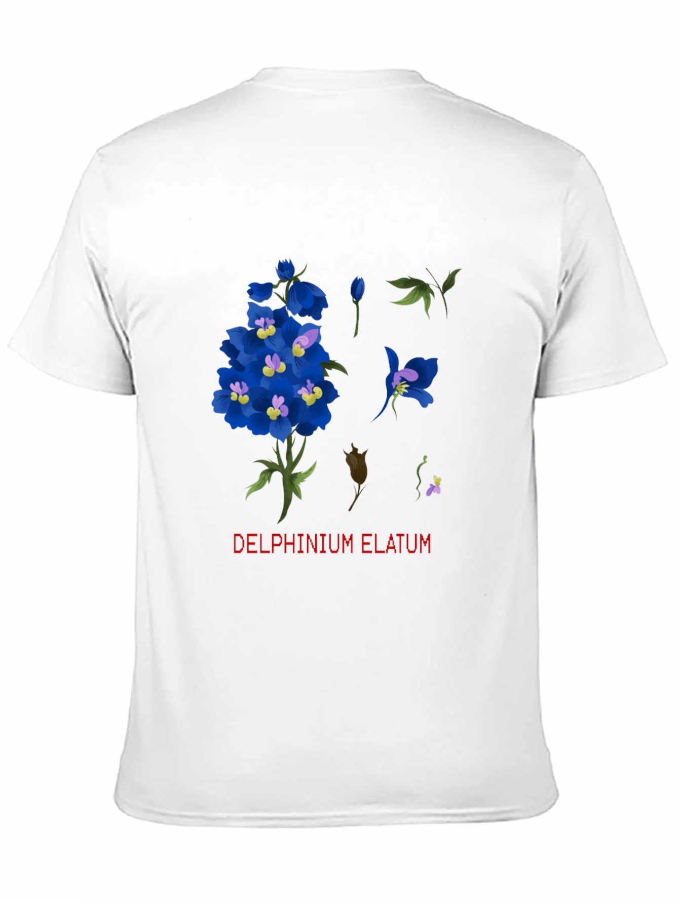 Delphinium Elatum Graphic T-Shirt