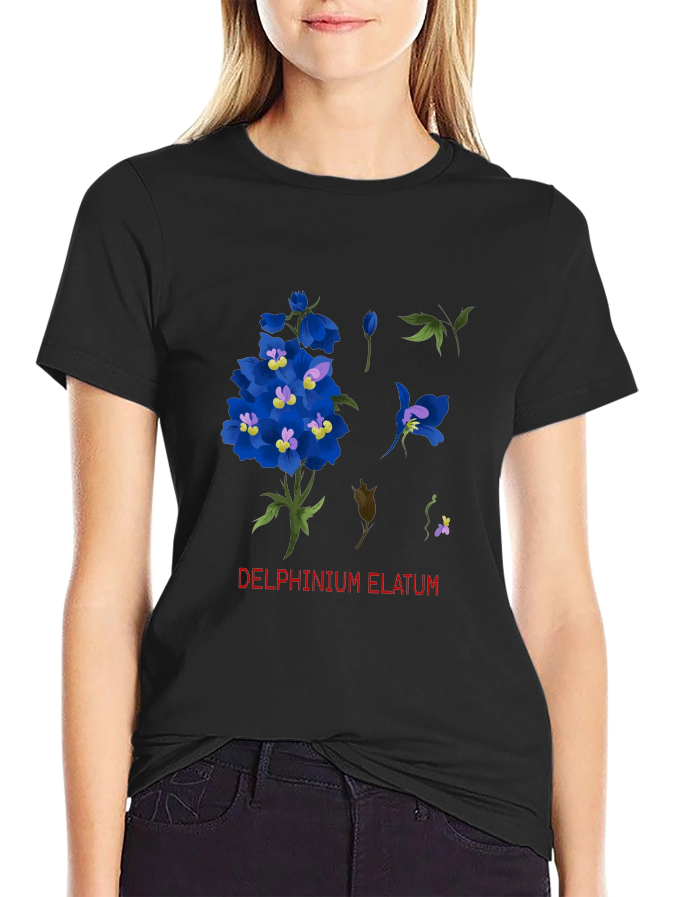 Delphinium Elatum Graphic T-Shirt