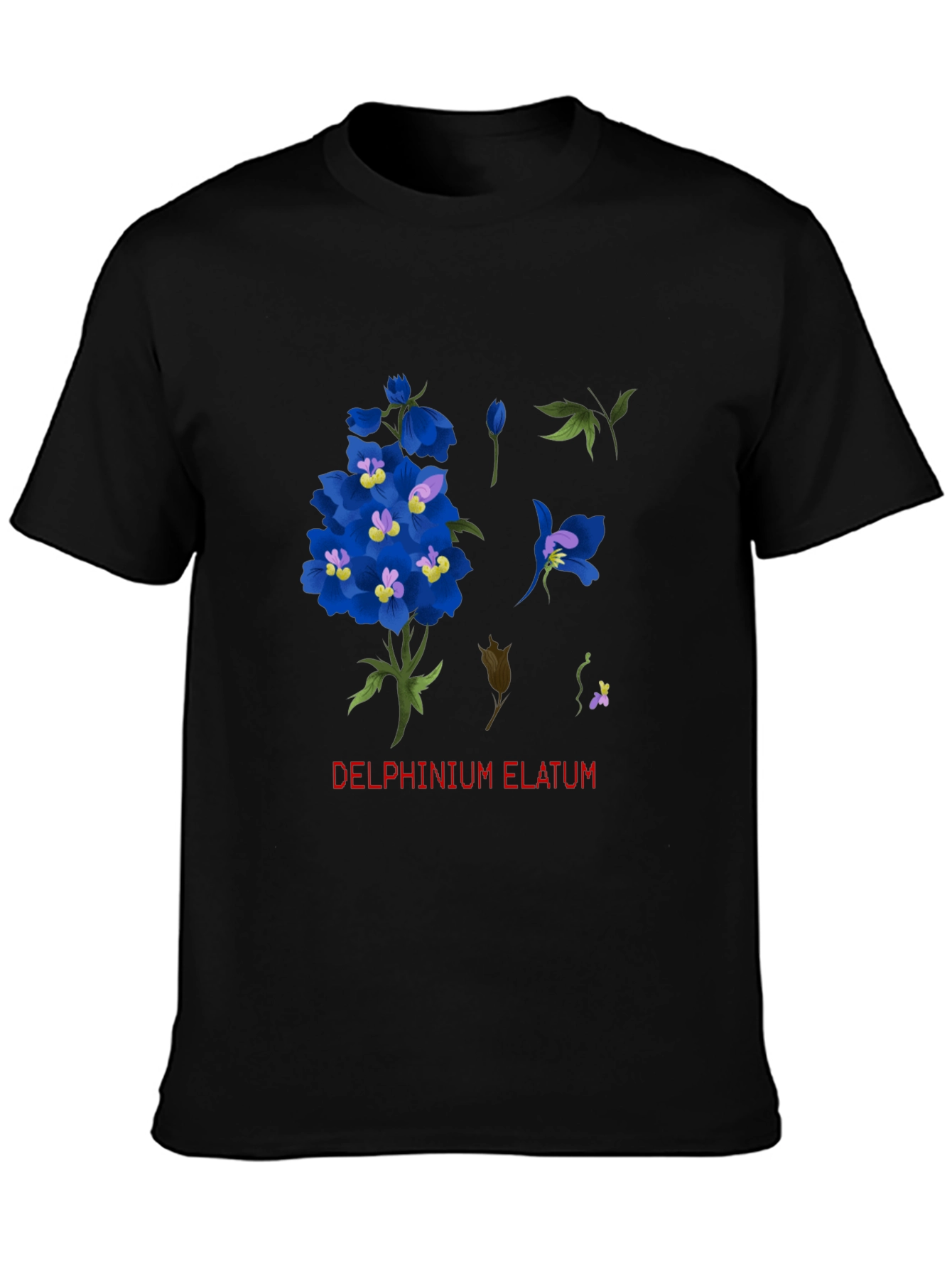 Delphinium Elatum Graphic T-Shirt