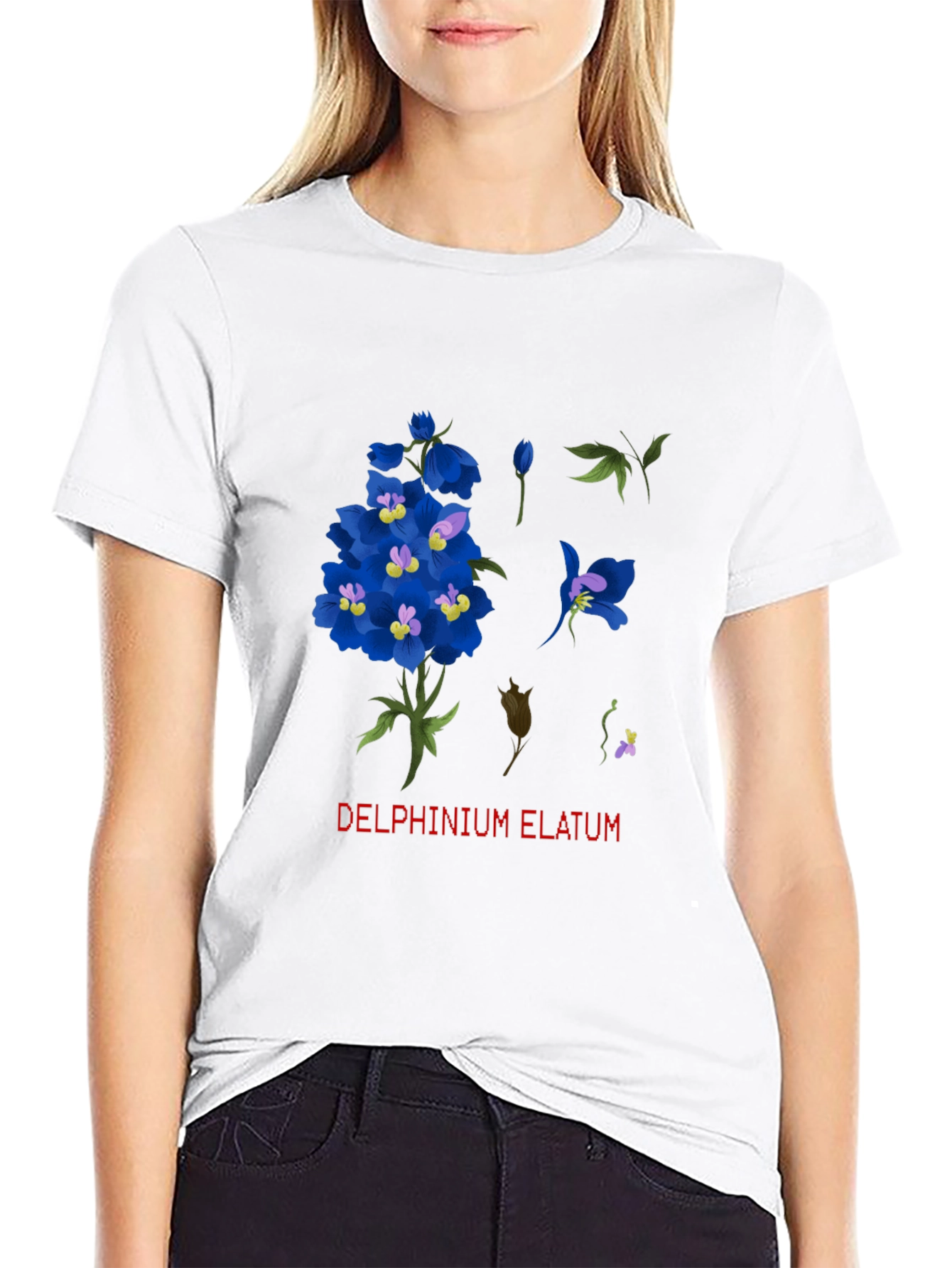 Delphinium Elatum Graphic T-Shirt