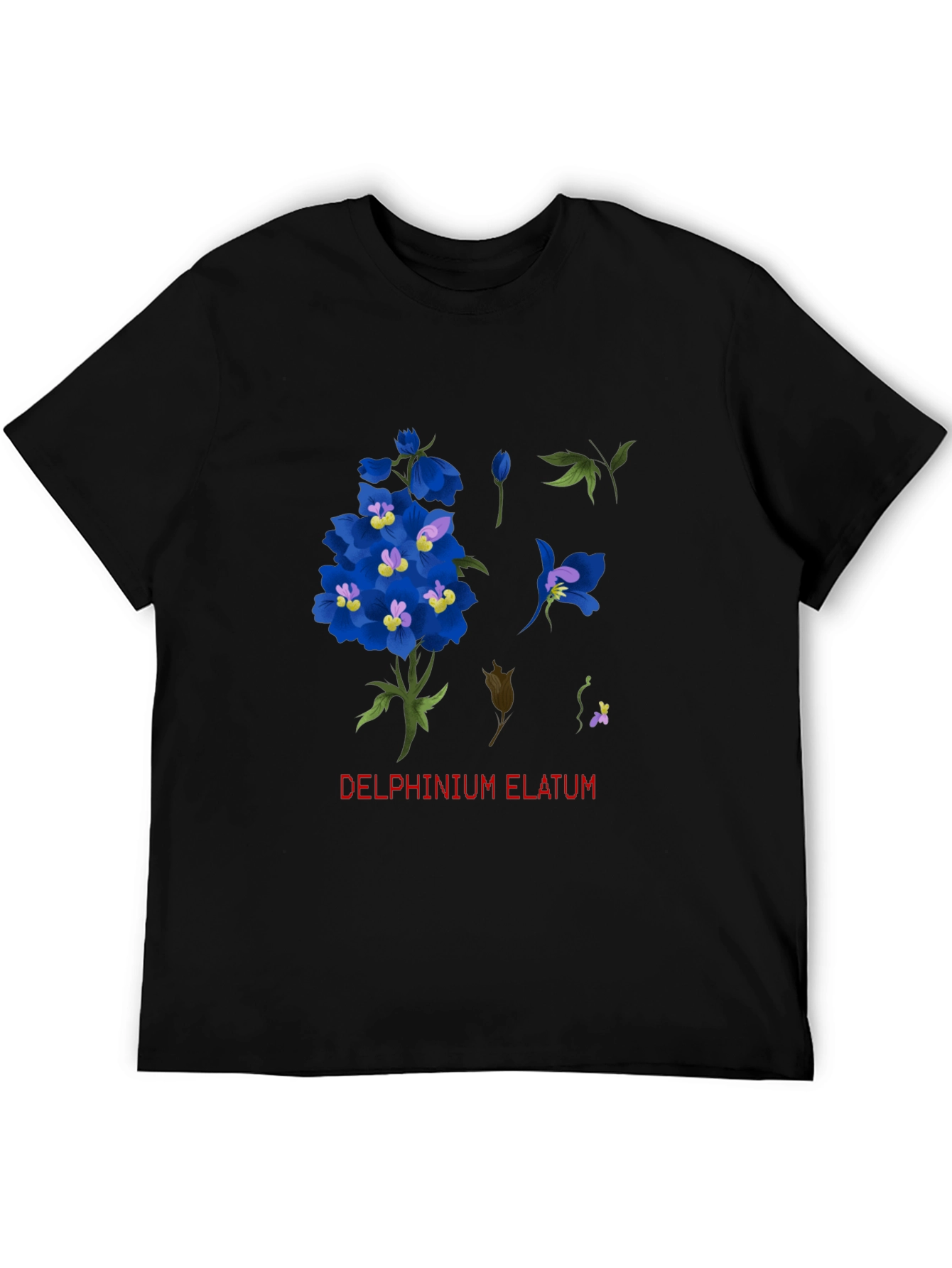 Delphinium Elatum Graphic T-Shirt