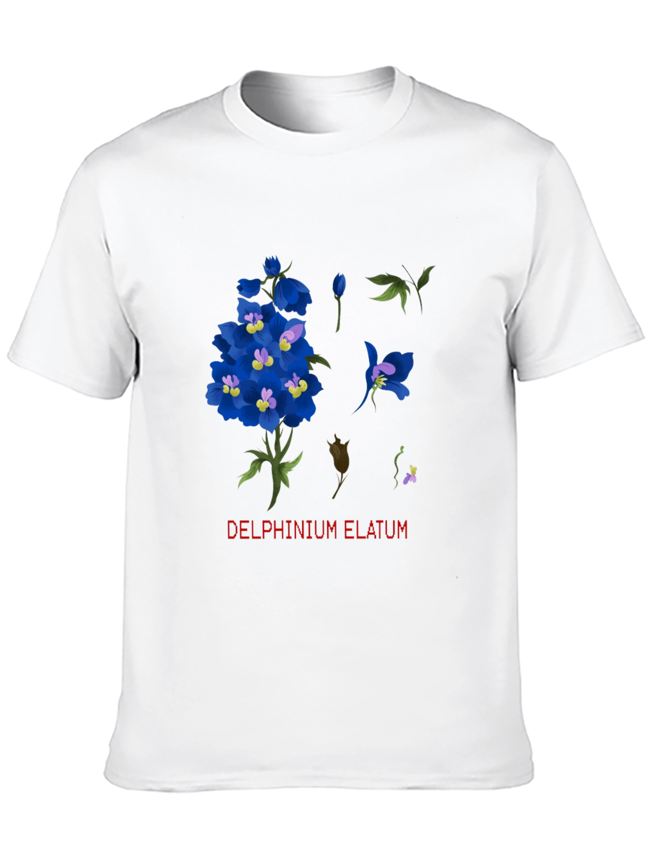 Delphinium Elatum Graphic T-Shirt
