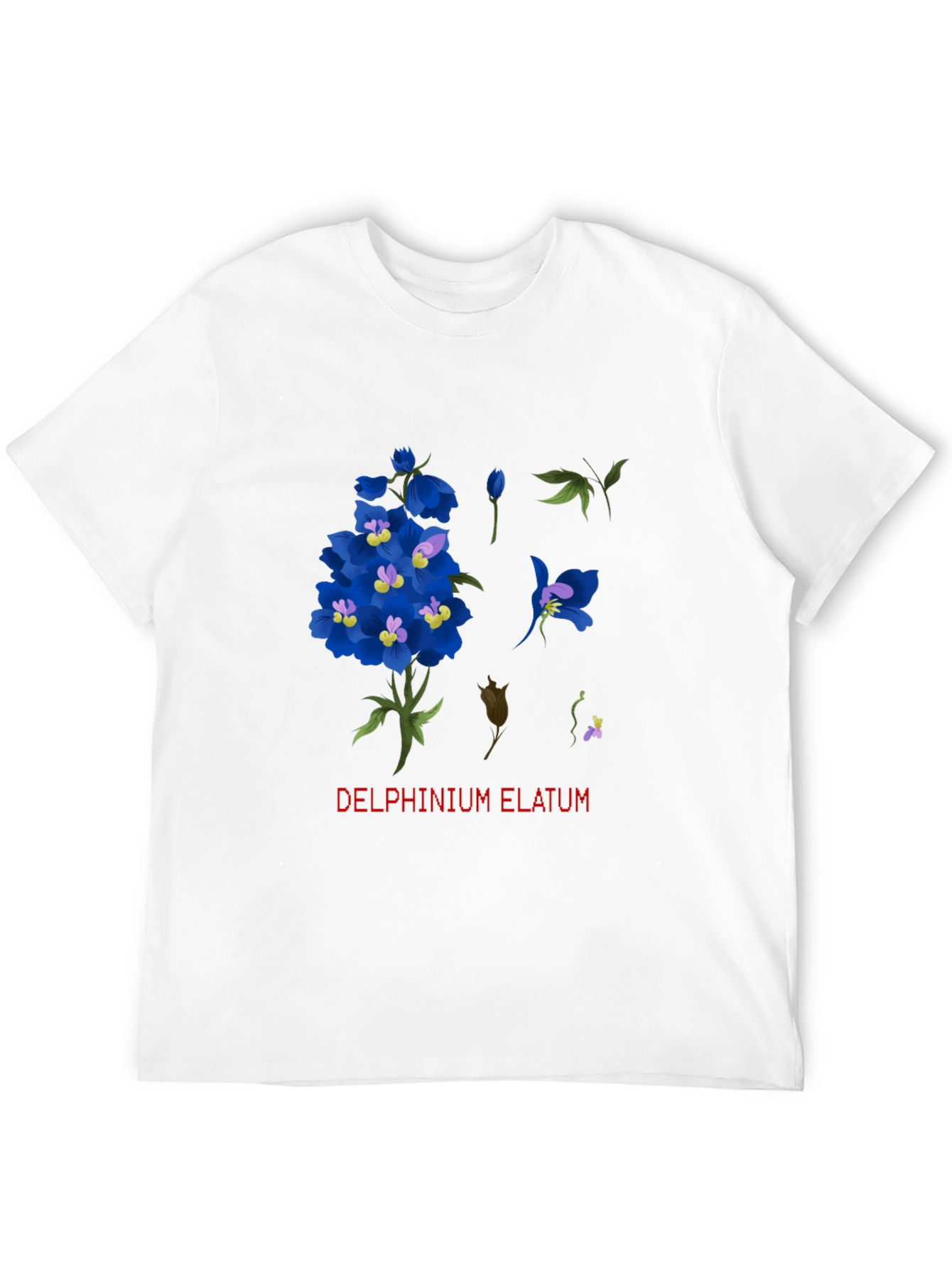 Delphinium Elatum Graphic T-Shirt