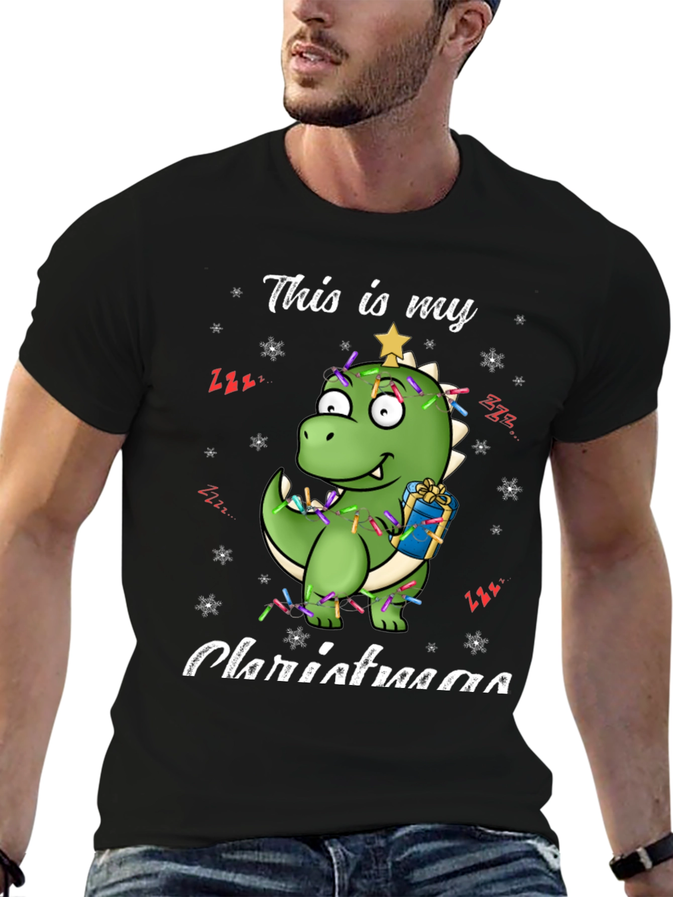 Dinosaur Christmas T-Shirt
