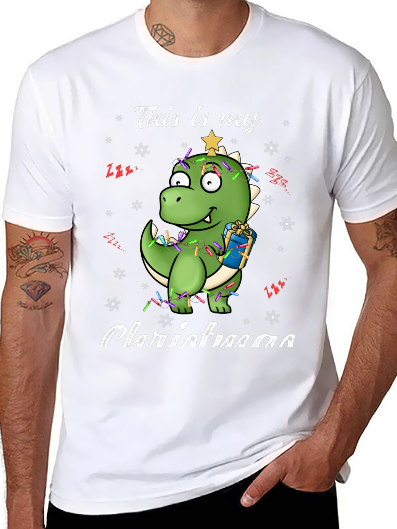 Dinosaur Christmas T-Shirt
