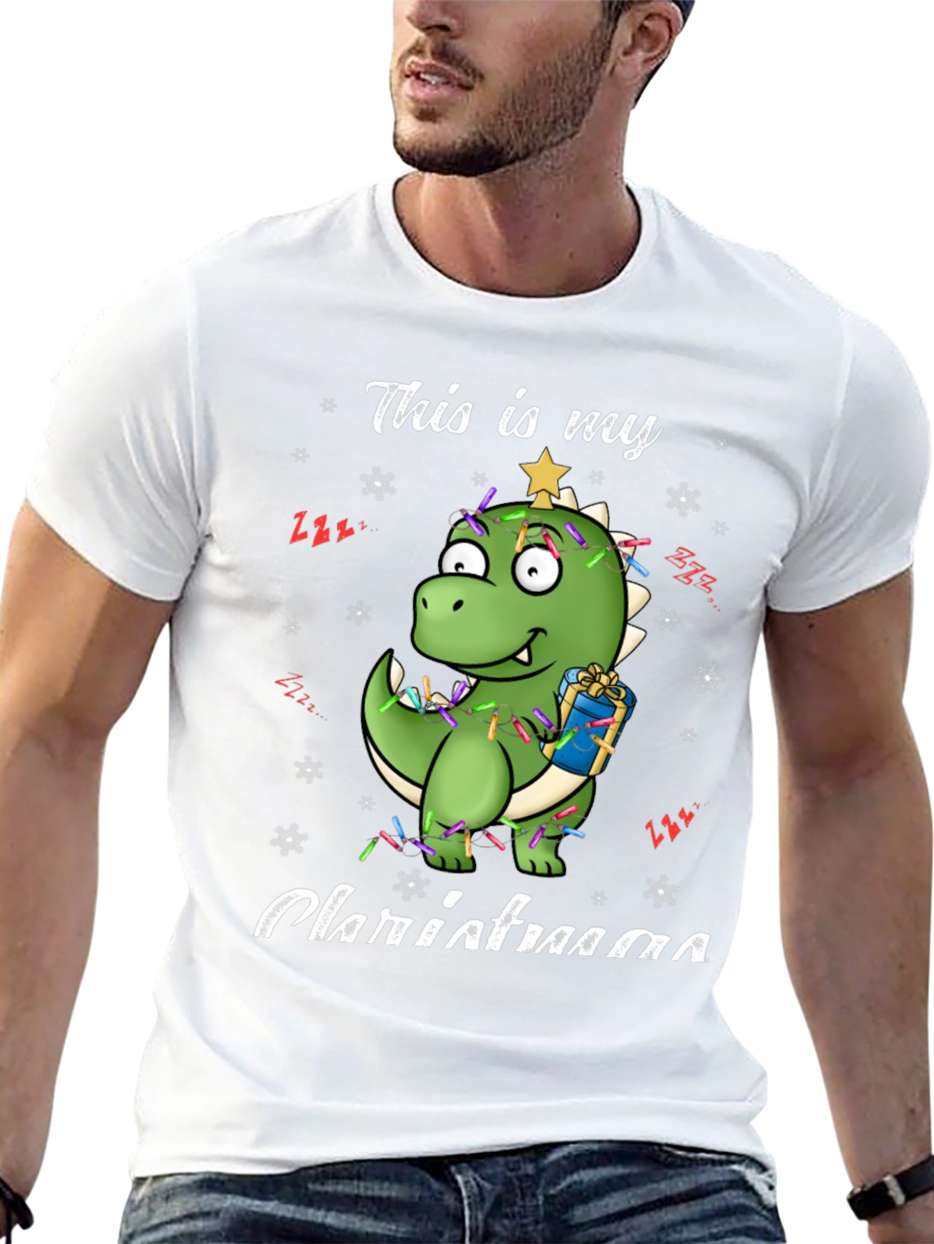 Dinosaur Christmas T-Shirt