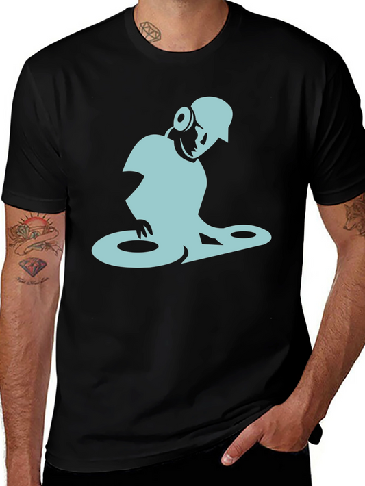 DJ Graphic Tee - Cool Turntable Design