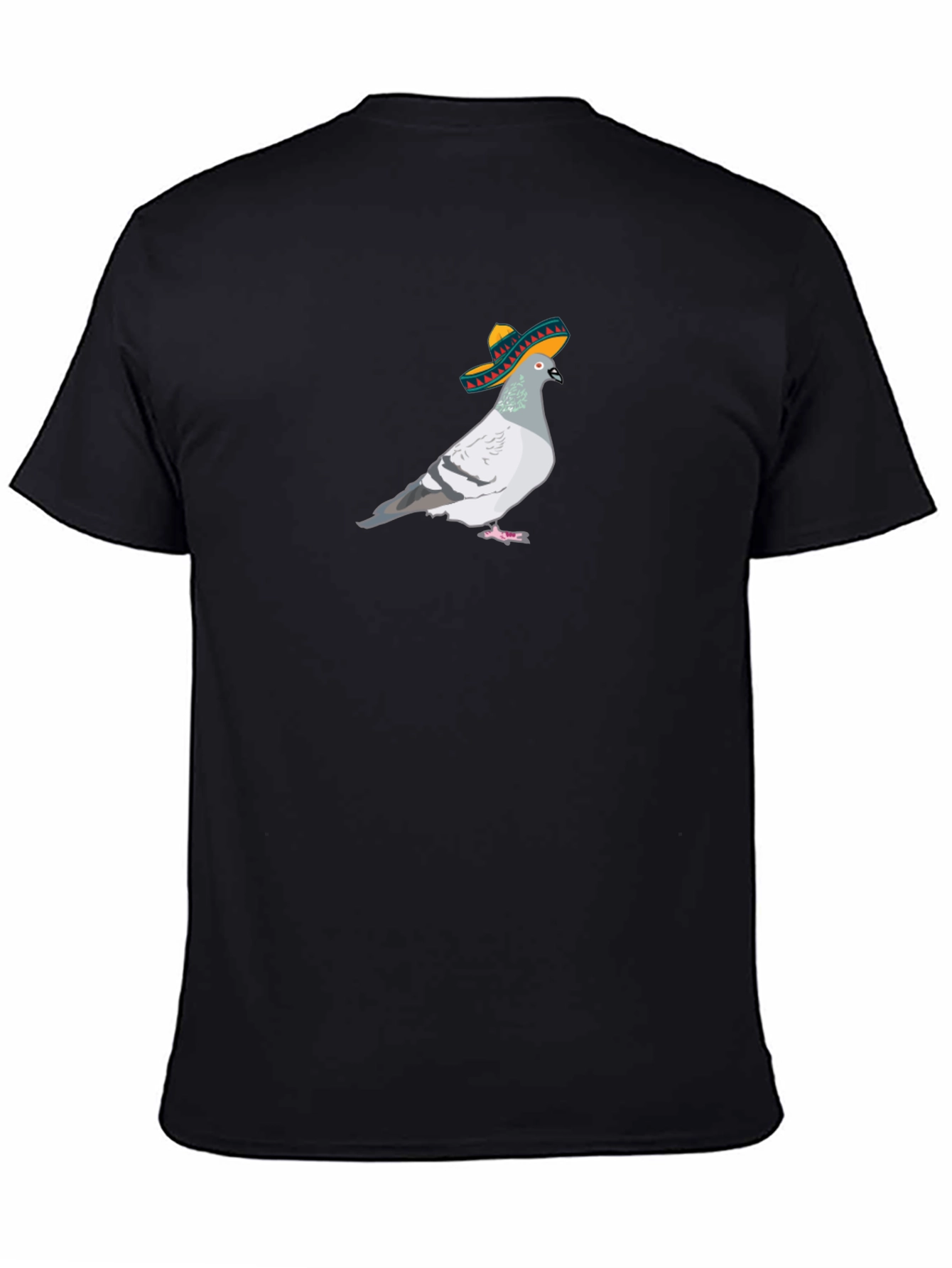 Pigeon in Sombrero Graphic T-Shirt