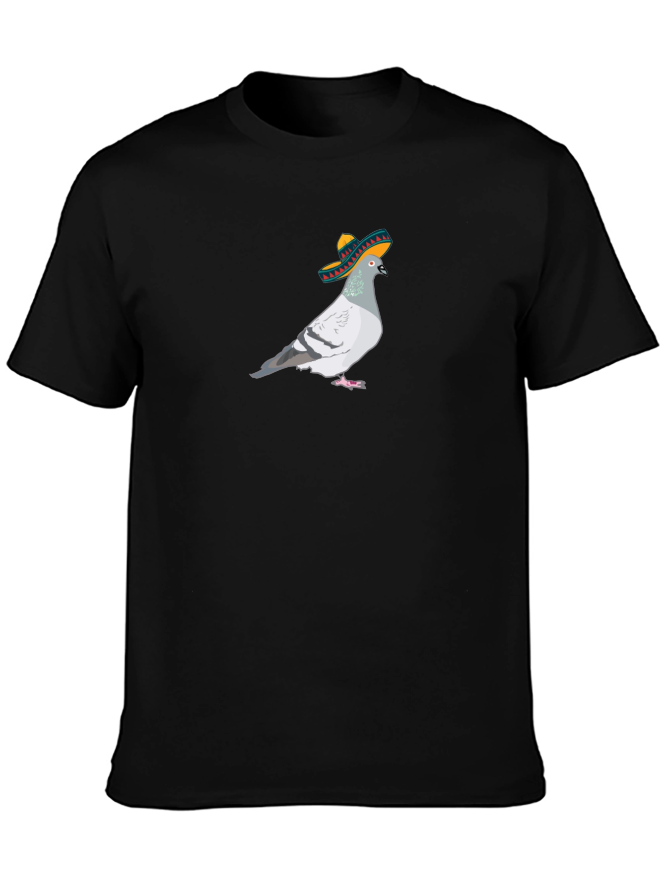 Pigeon in Sombrero Graphic T-Shirt