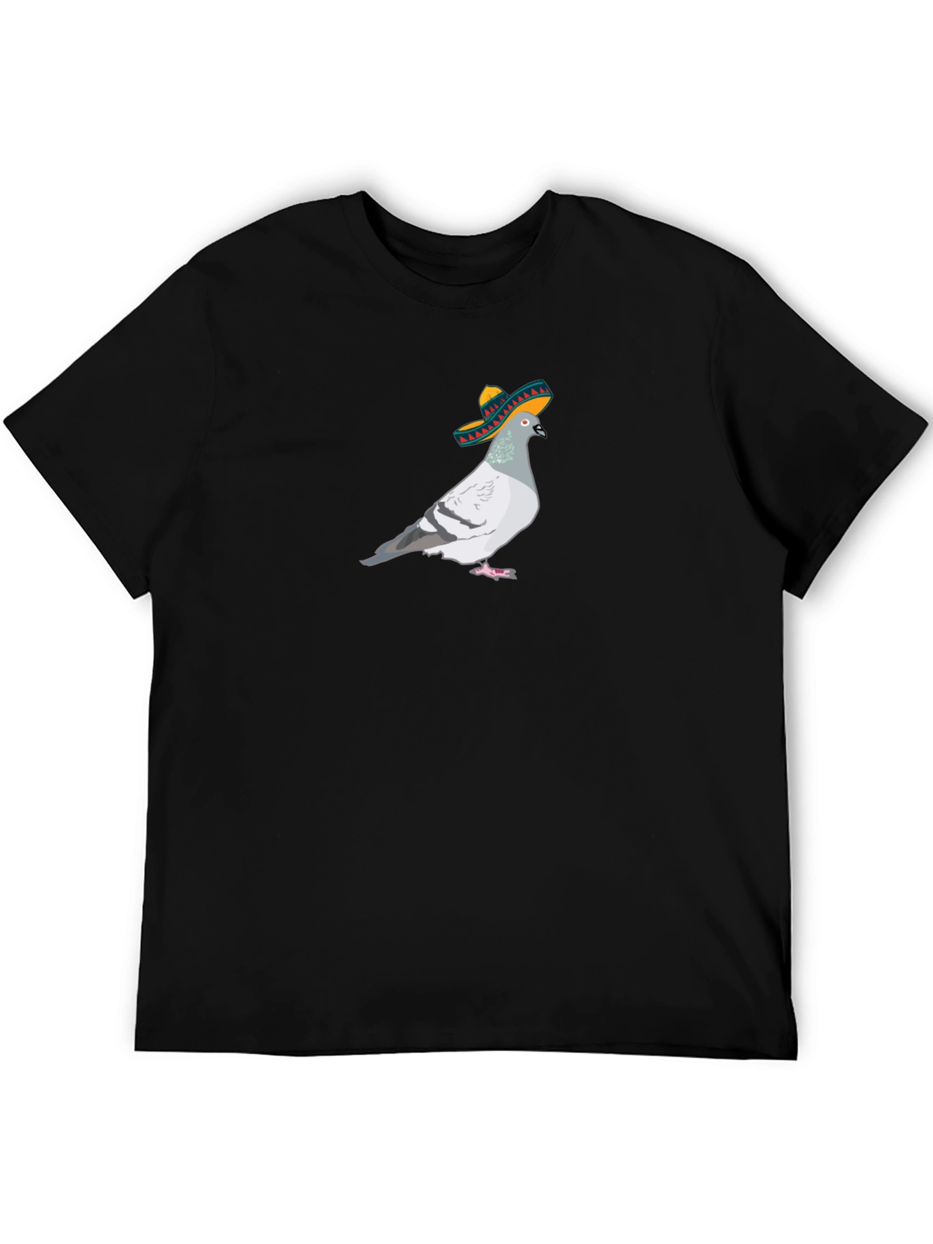 Pigeon in Sombrero Graphic T-Shirt