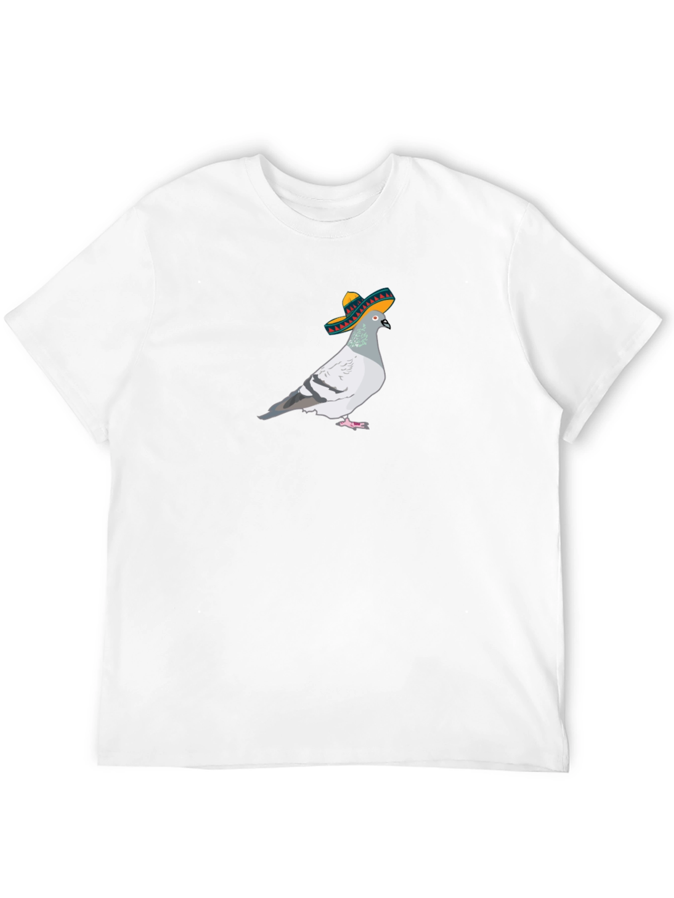 Pigeon in Sombrero Graphic T-Shirt
