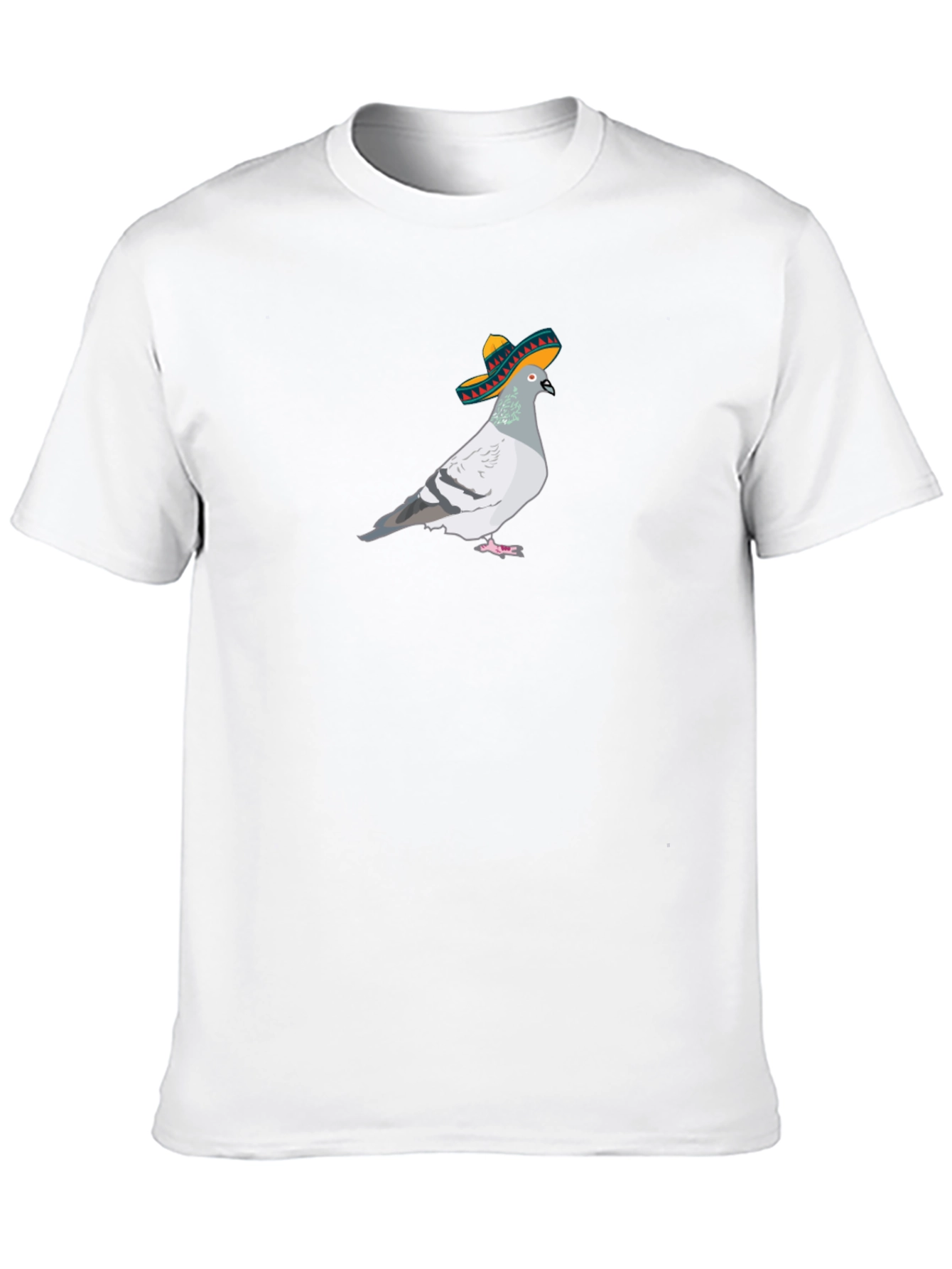 Pigeon in Sombrero Graphic T-Shirt